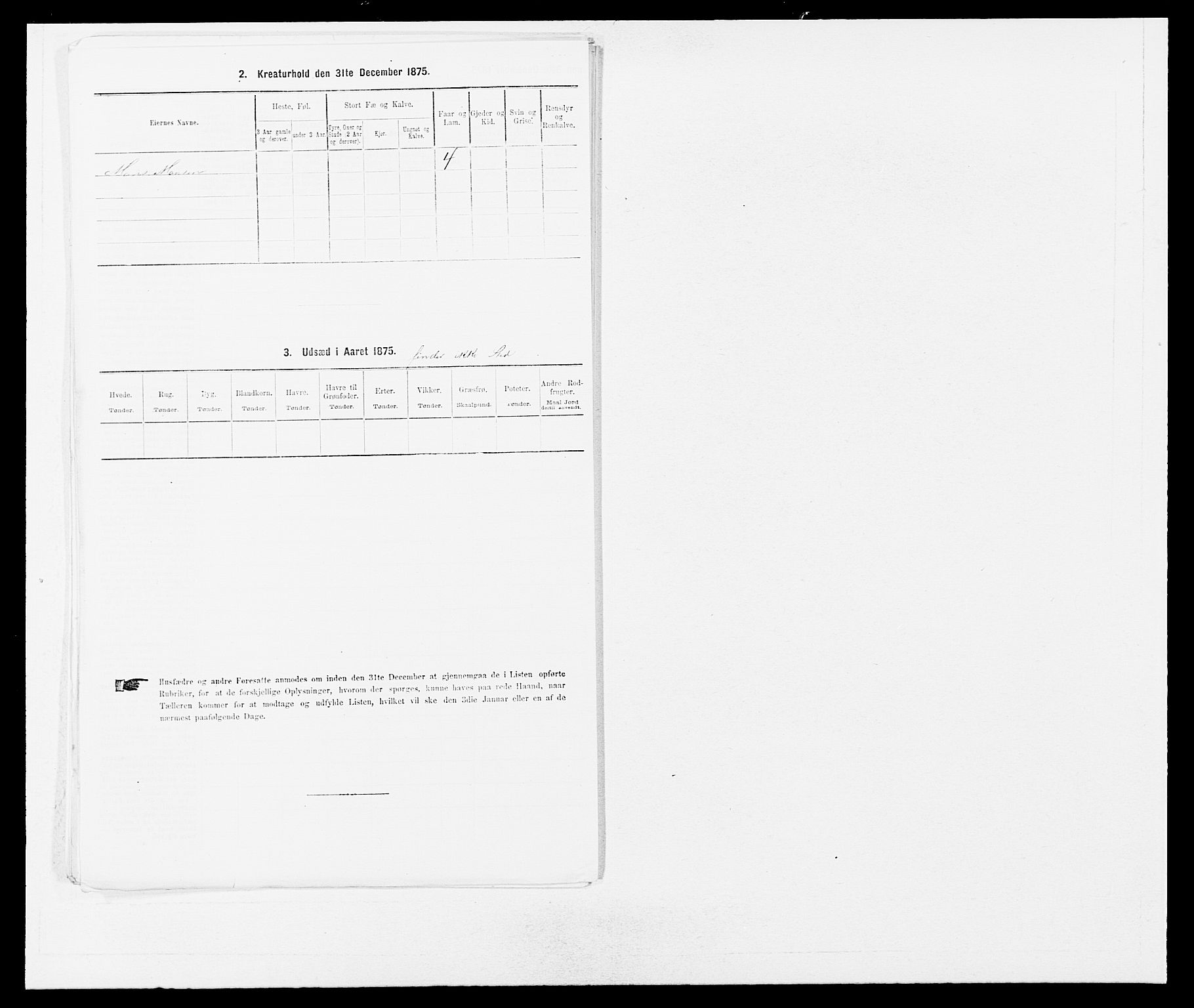 SAB, 1875 census for 1218P Finnås, 1875, p. 610