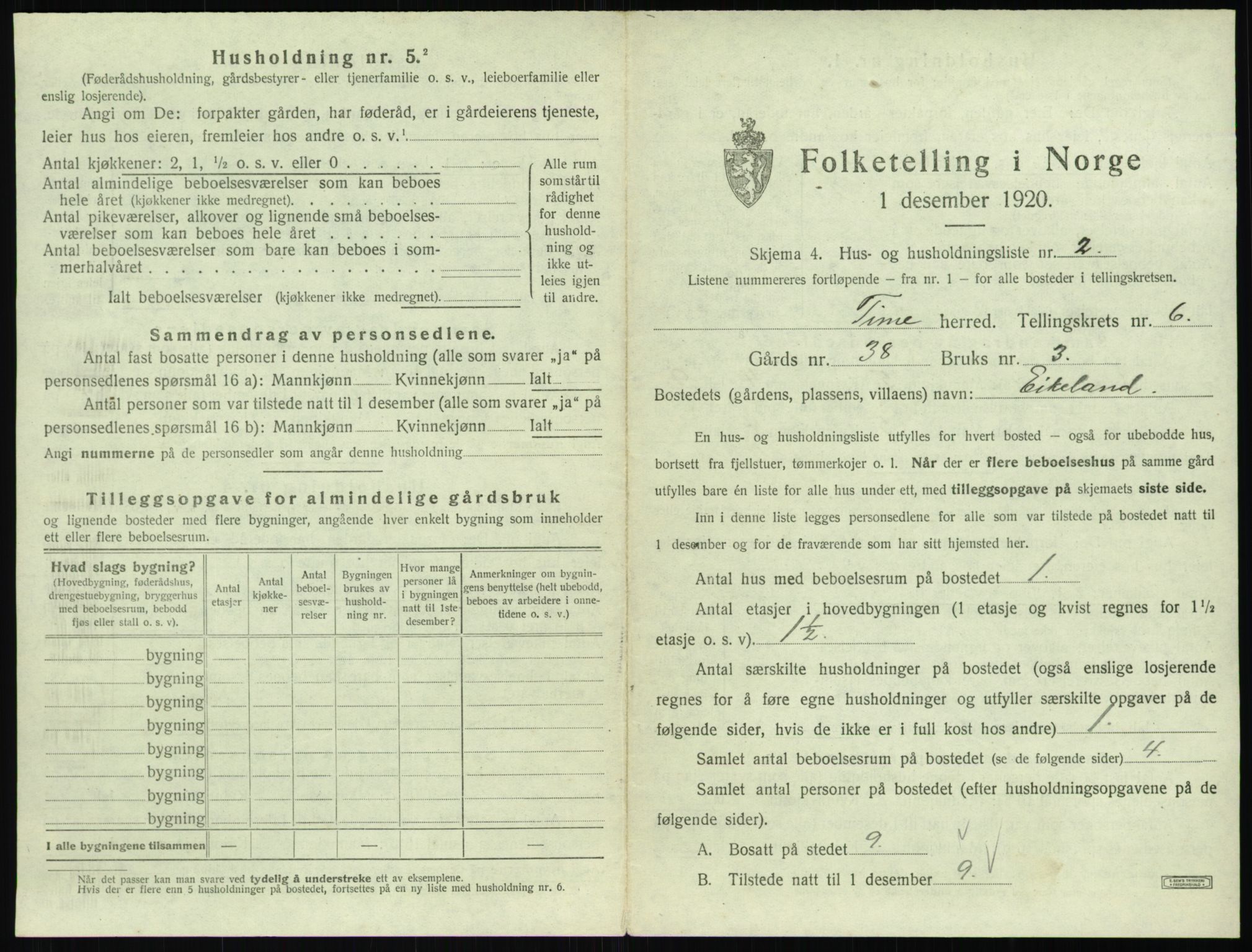 SAST, 1920 census for Time, 1920, p. 973