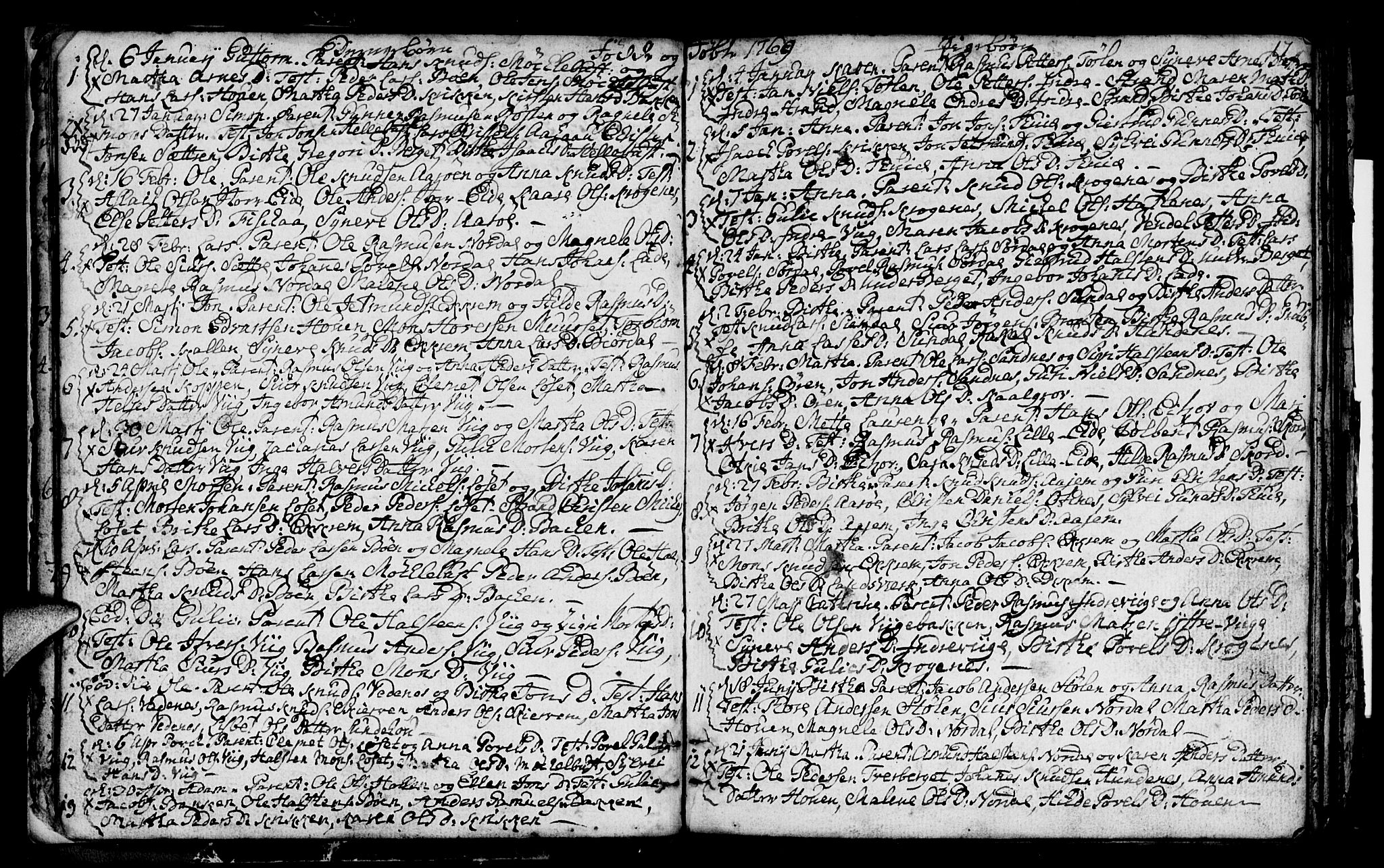 Ministerialprotokoller, klokkerbøker og fødselsregistre - Møre og Romsdal, AV/SAT-A-1454/501/L0002: Parish register (official) no. 501A02, 1760-1816, p. 17