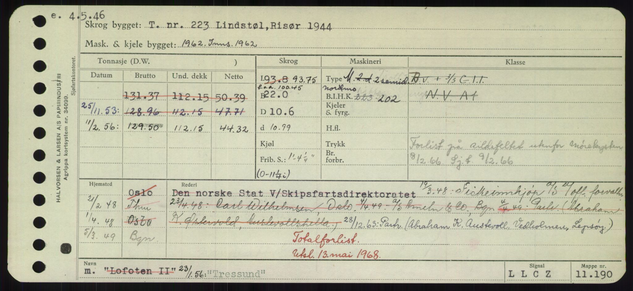 Sjøfartsdirektoratet med forløpere, Skipsmålingen, AV/RA-S-1627/H/Hd/L0039: Fartøy, Ti-Tø, p. 557