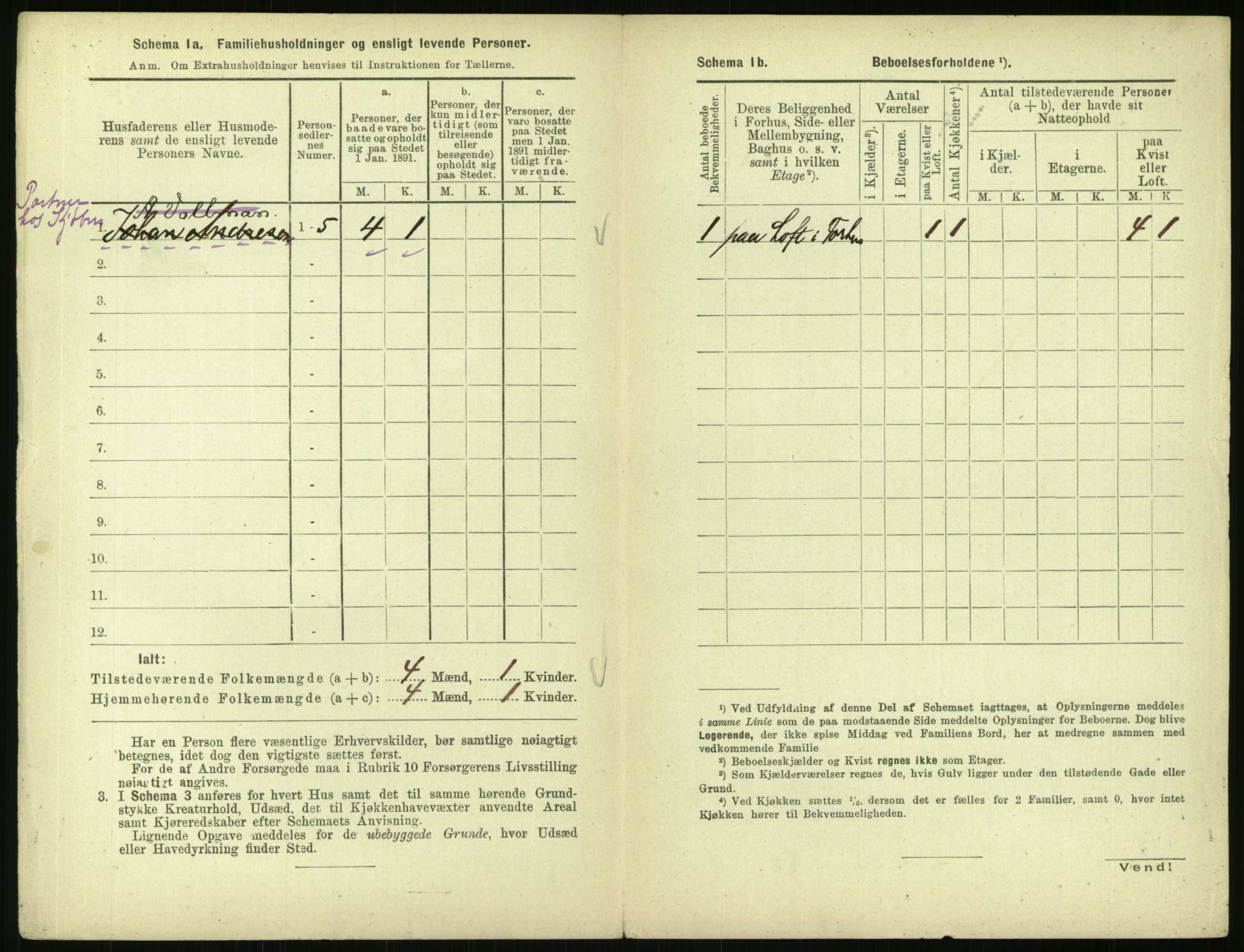 RA, 1891 census for 0301 Kristiania, 1891, p. 3327