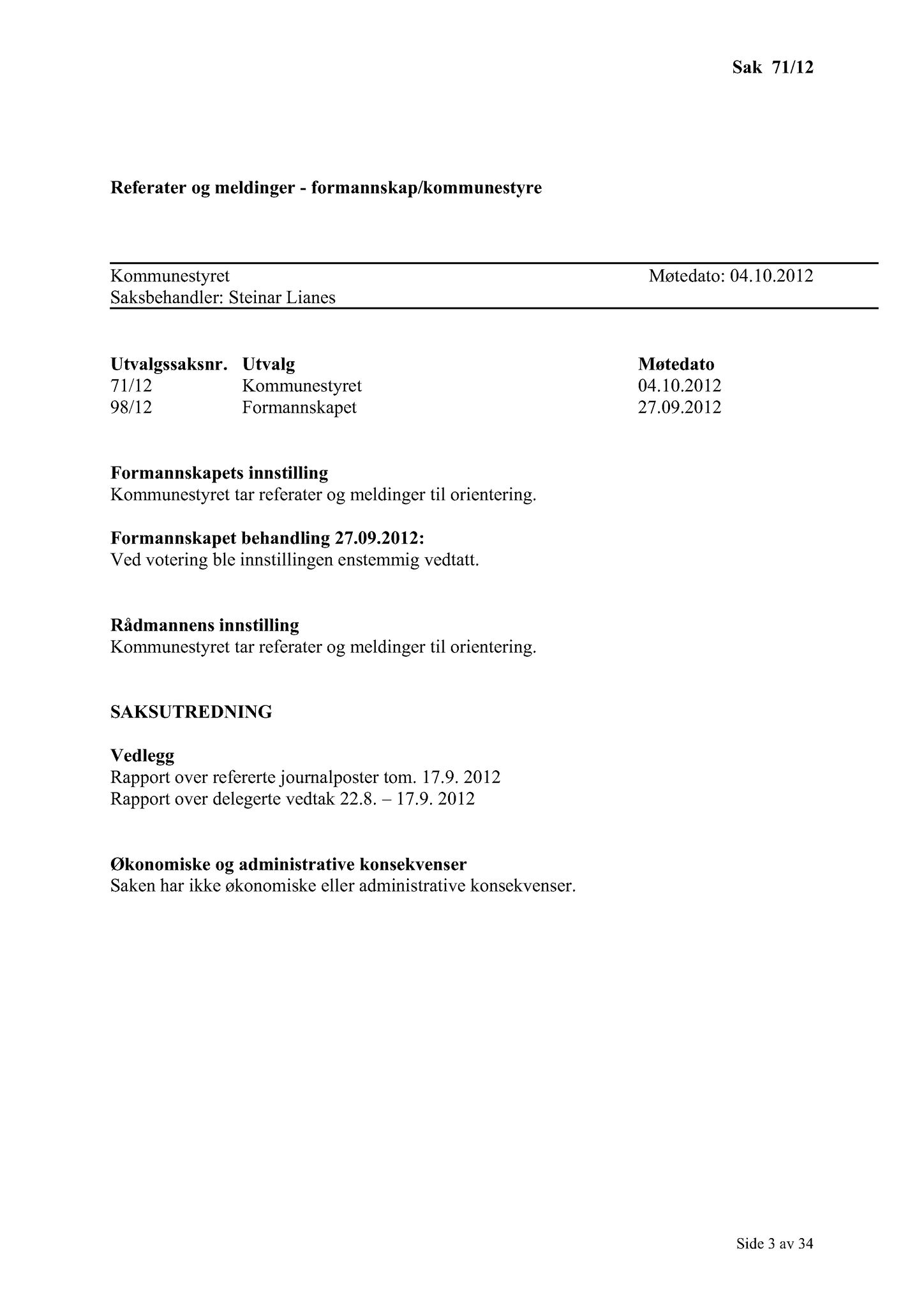 Klæbu Kommune, TRKO/KK/01-KS/L005: Kommunestyret - Møtedokumenter, 2012, p. 1503