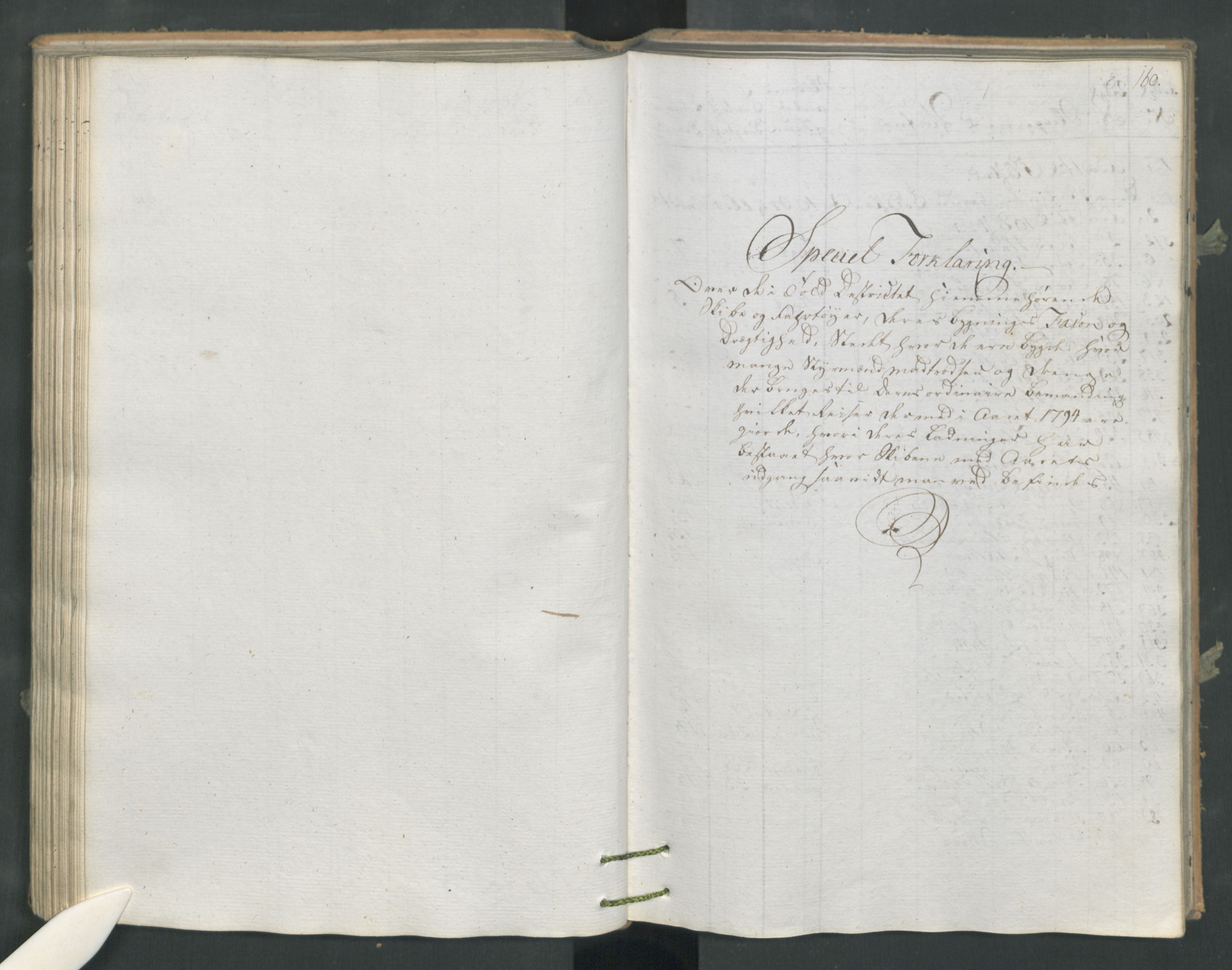 Generaltollkammeret, tollregnskaper, AV/RA-EA-5490/R16/L0120/0001: Tollregnskaper Kristiansand / Utgående tollbok, 1794, p. 159b-160a