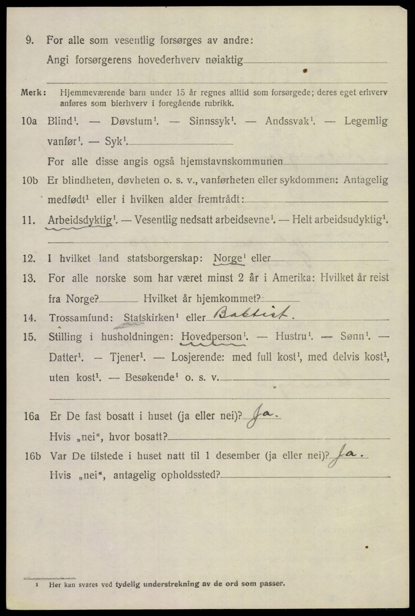 SAKO, 1920 census for Eidanger, 1920, p. 1815