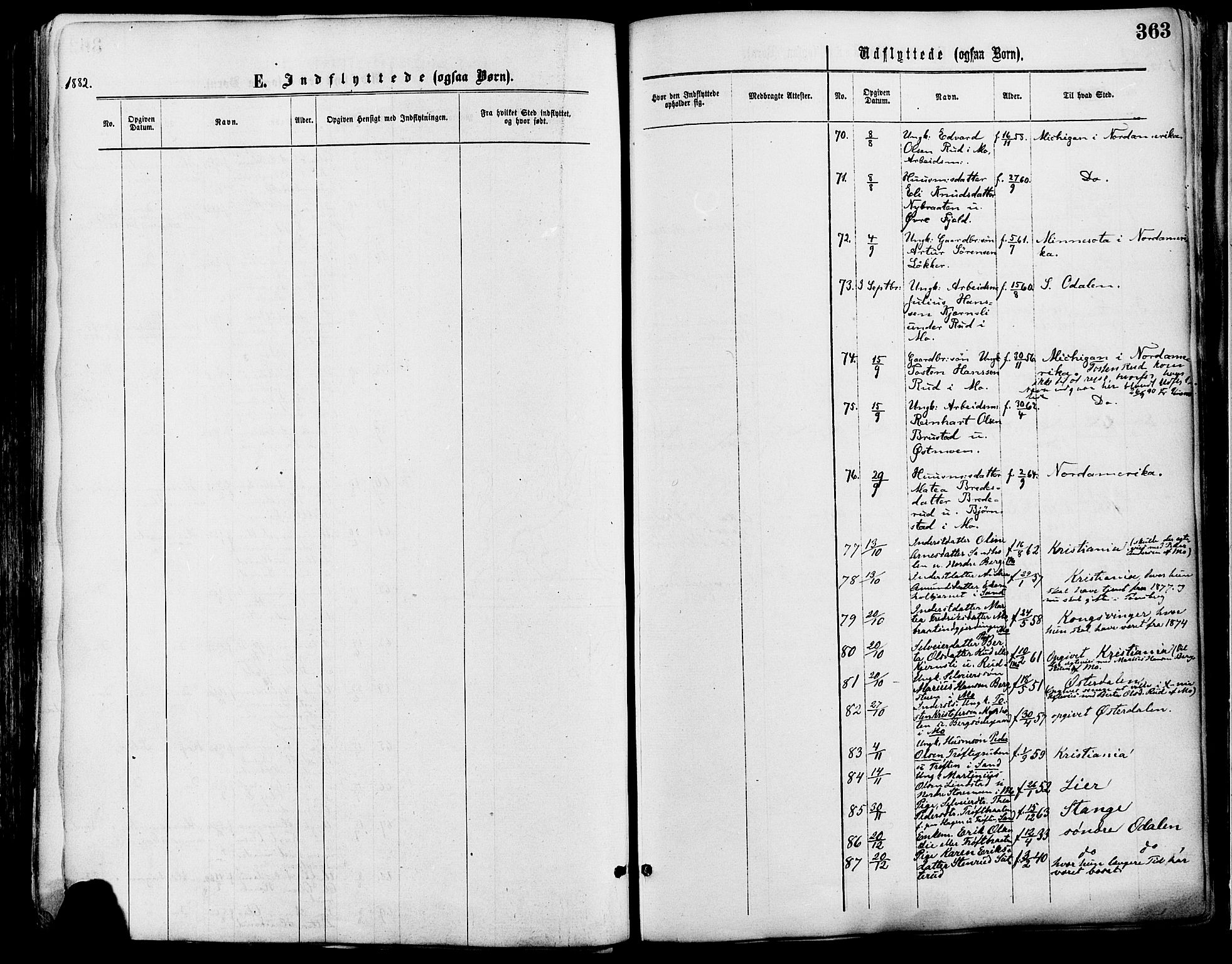 Nord-Odal prestekontor, AV/SAH-PREST-032/H/Ha/Haa/L0005: Parish register (official) no. 5, 1874-1885, p. 363