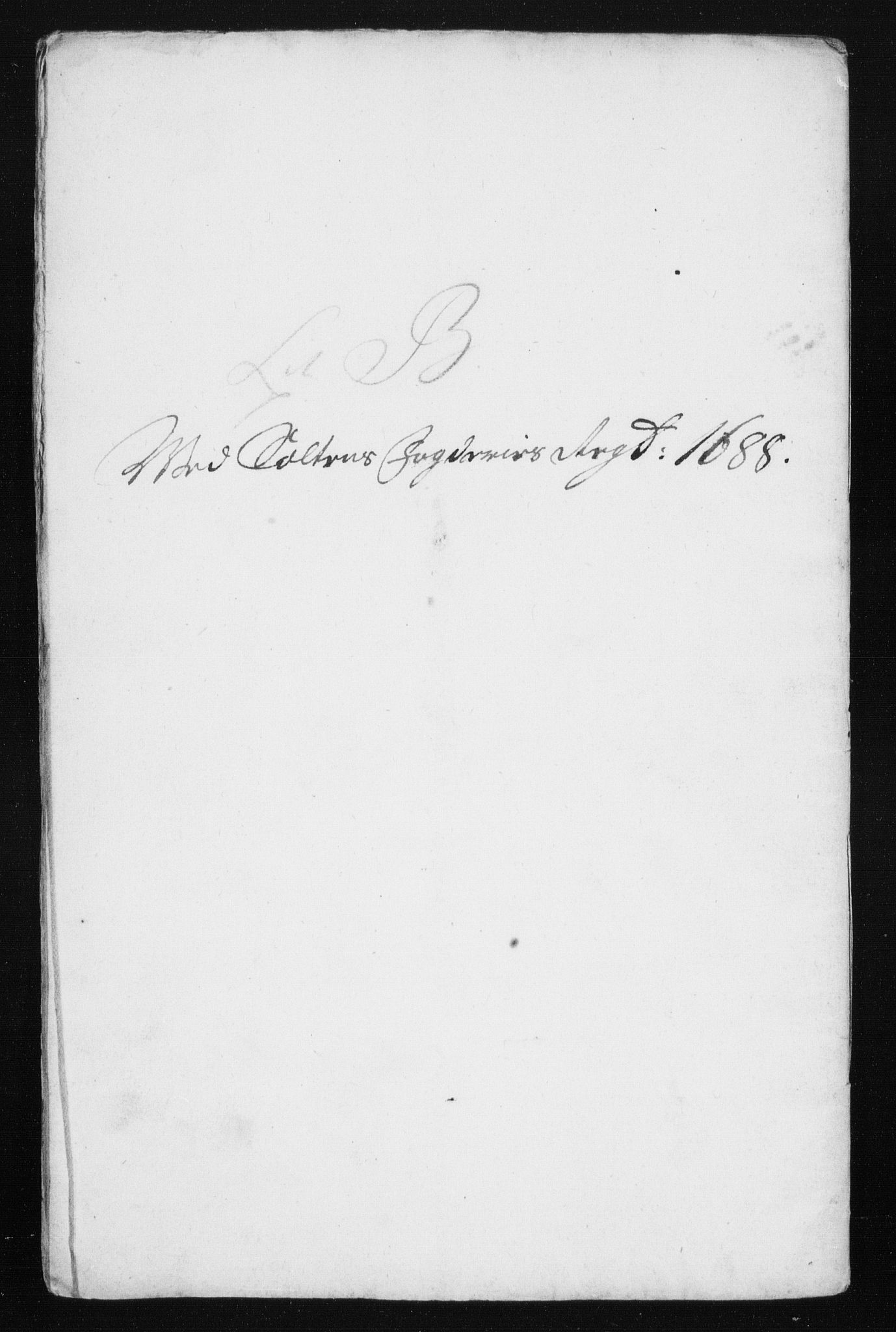 Rentekammeret inntil 1814, Reviderte regnskaper, Stiftamtstueregnskaper, Trondheim stiftamt og Nordland amt, AV/RA-EA-6044/R/Rh/L0011: Nordland amt, 1688