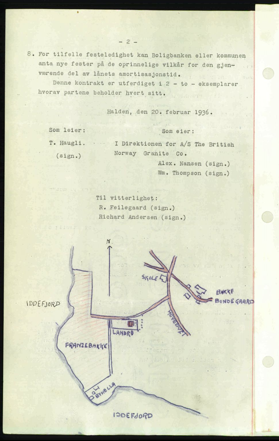 Idd og Marker sorenskriveri, AV/SAO-A-10283/G/Gb/Gbb/L0001: Mortgage book no. A1, 1936-1937, Diary no: : 250/1936