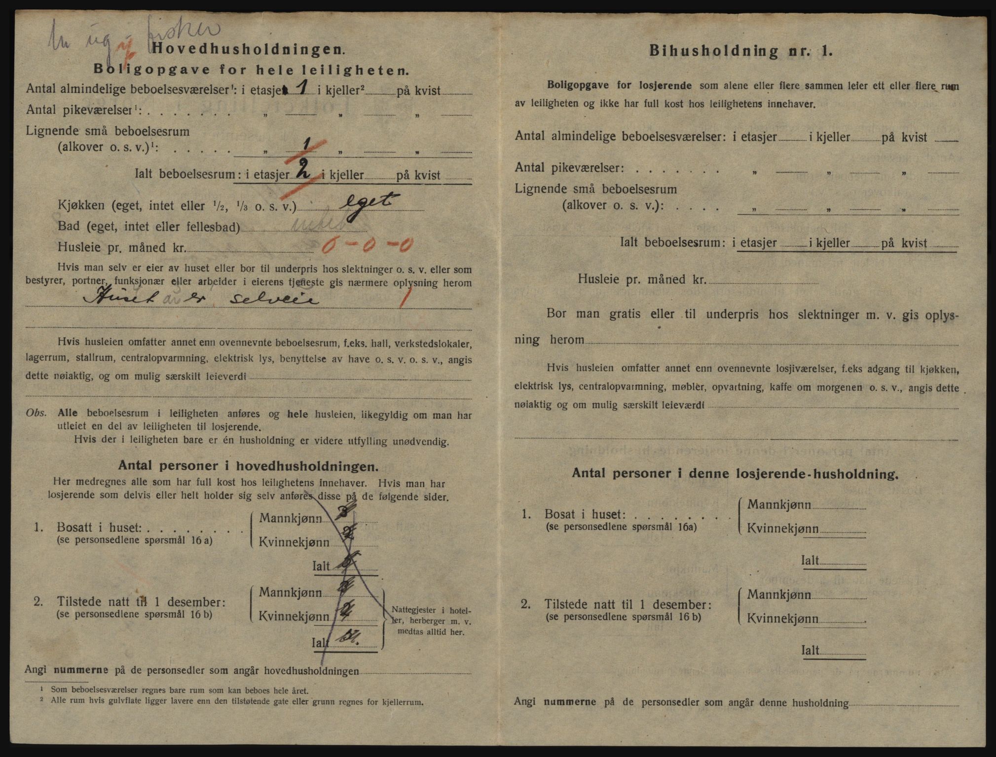 SATØ, 1920 census for Hammerfest, 1920, p. 2419