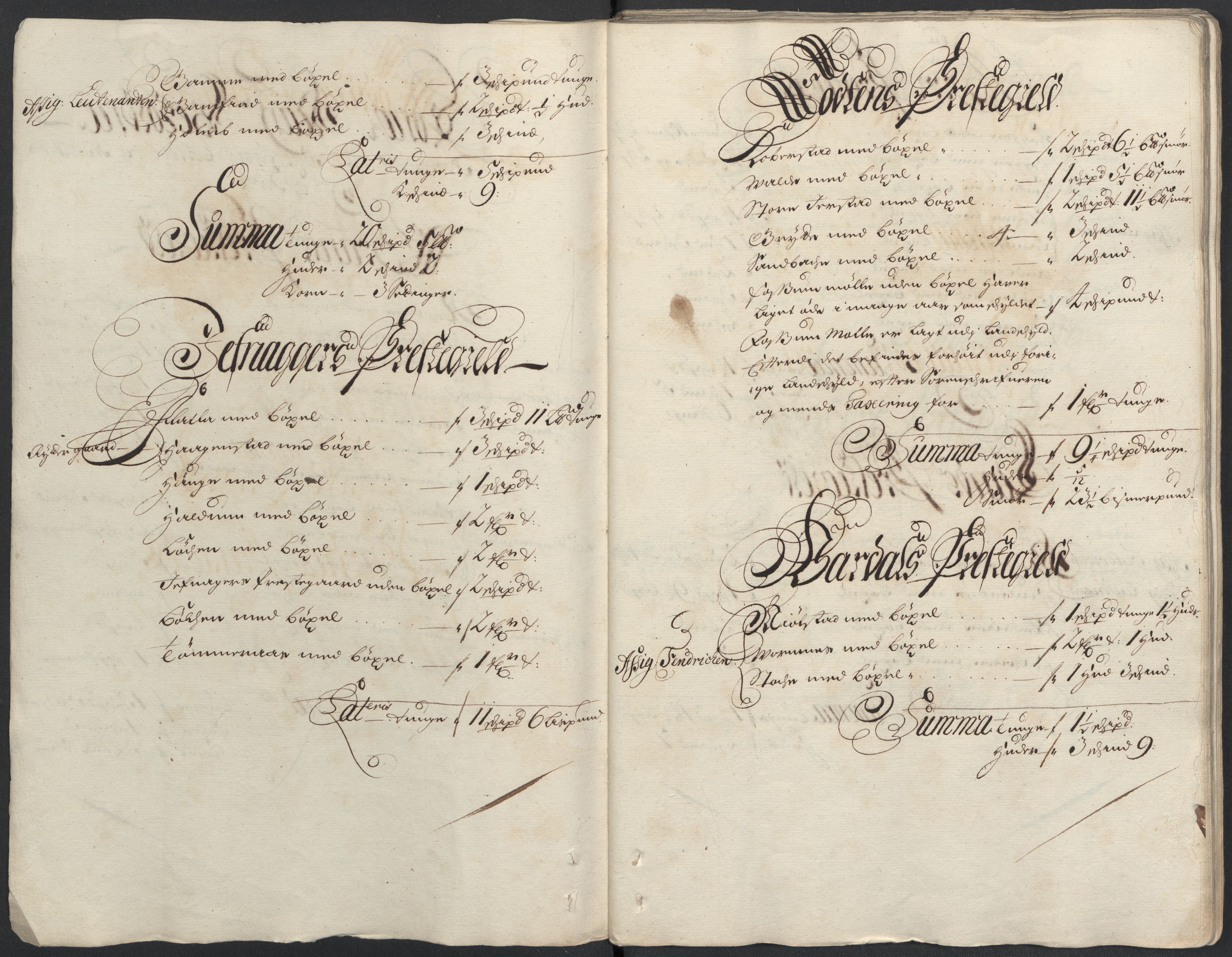 Rentekammeret inntil 1814, Reviderte regnskaper, Fogderegnskap, RA/EA-4092/R18/L1296: Fogderegnskap Hadeland, Toten og Valdres, 1698, p. 17