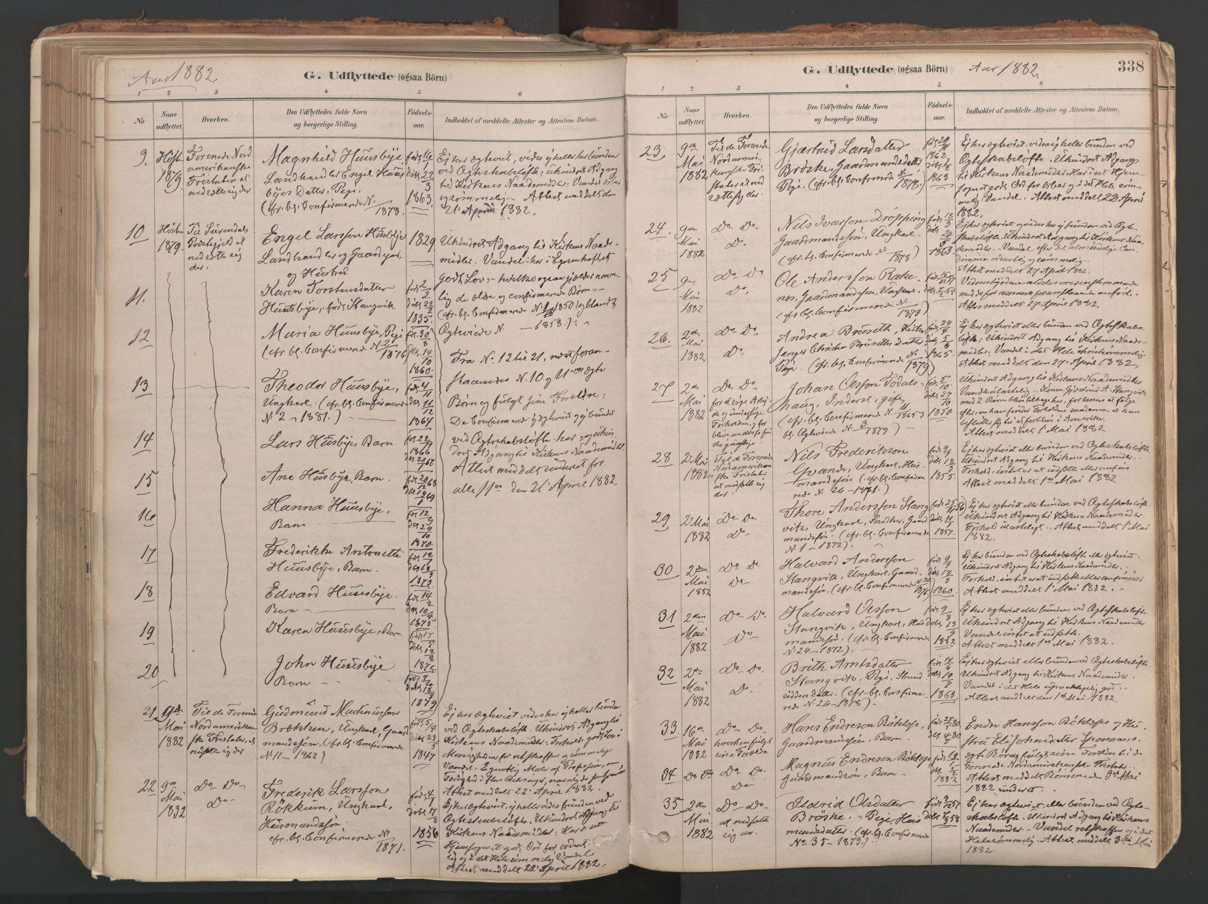 Ministerialprotokoller, klokkerbøker og fødselsregistre - Møre og Romsdal, AV/SAT-A-1454/592/L1029: Parish register (official) no. 592A07, 1879-1902, p. 338