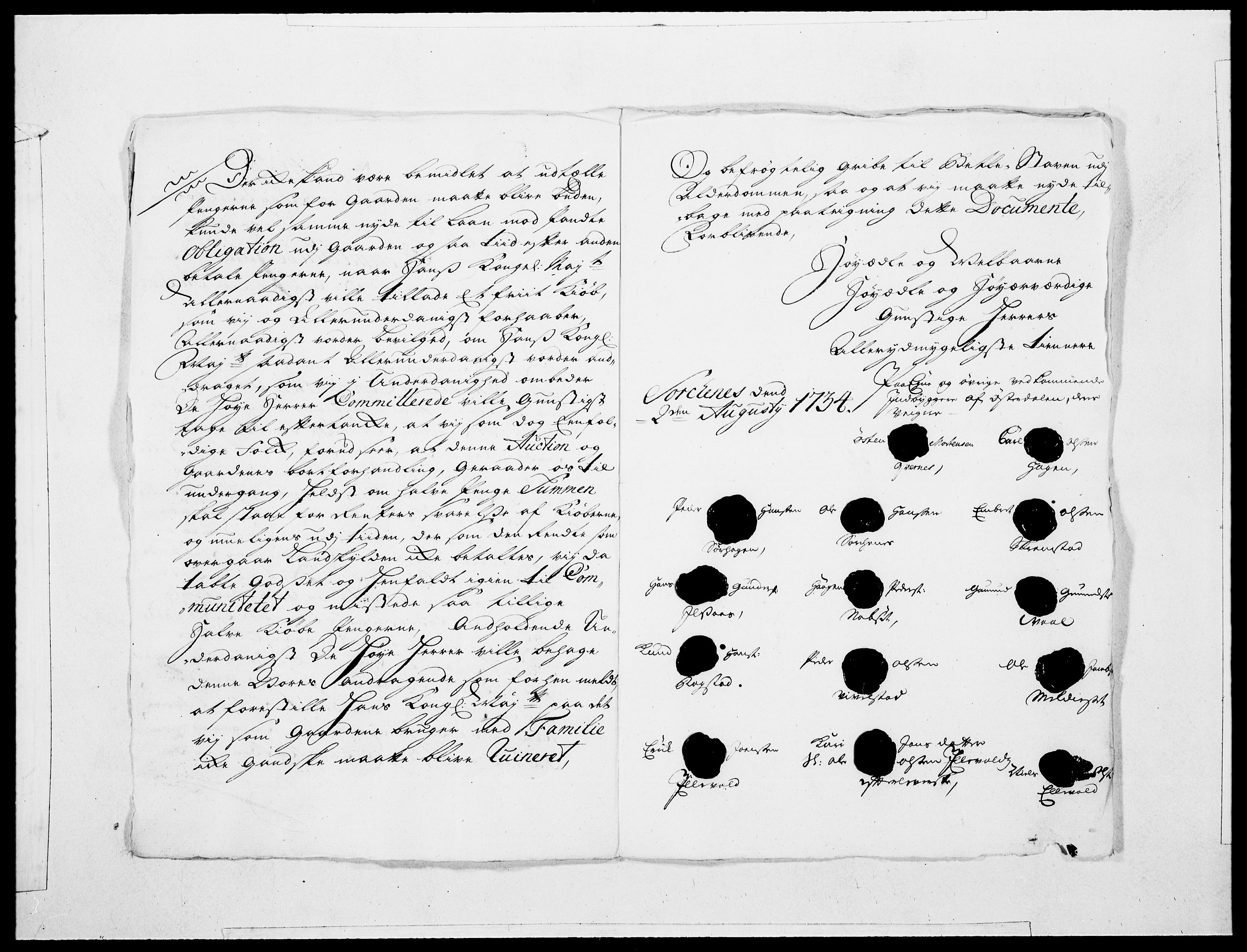 Danske Kanselli 1572-1799, AV/RA-EA-3023/F/Fc/Fcc/Fcca/L0116: Norske innlegg 1572-1799, 1734, p. 304