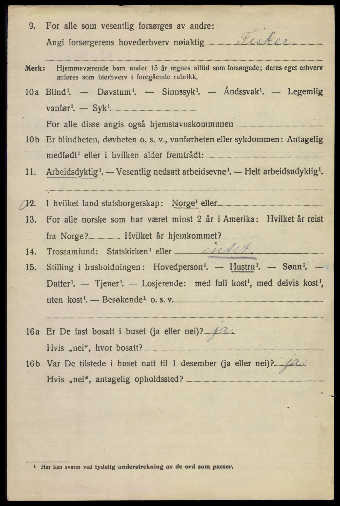 SAO, 1920 census for Kristiania, 1920, p. 609602