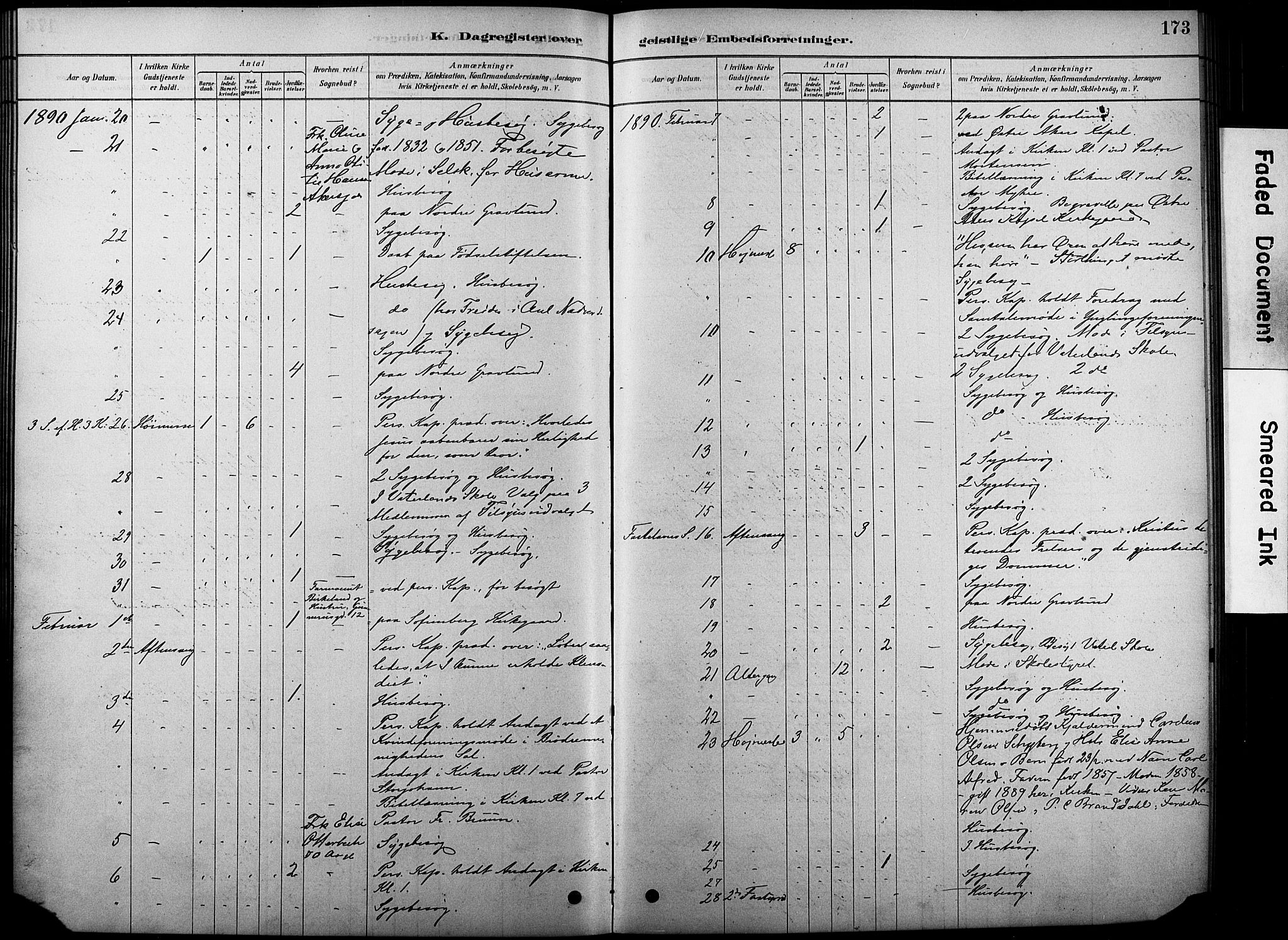 Oslo domkirke Kirkebøker, SAO/A-10752/F/Fa/L0038: Parish register (official) no. 38, 1878-1921, p. 173