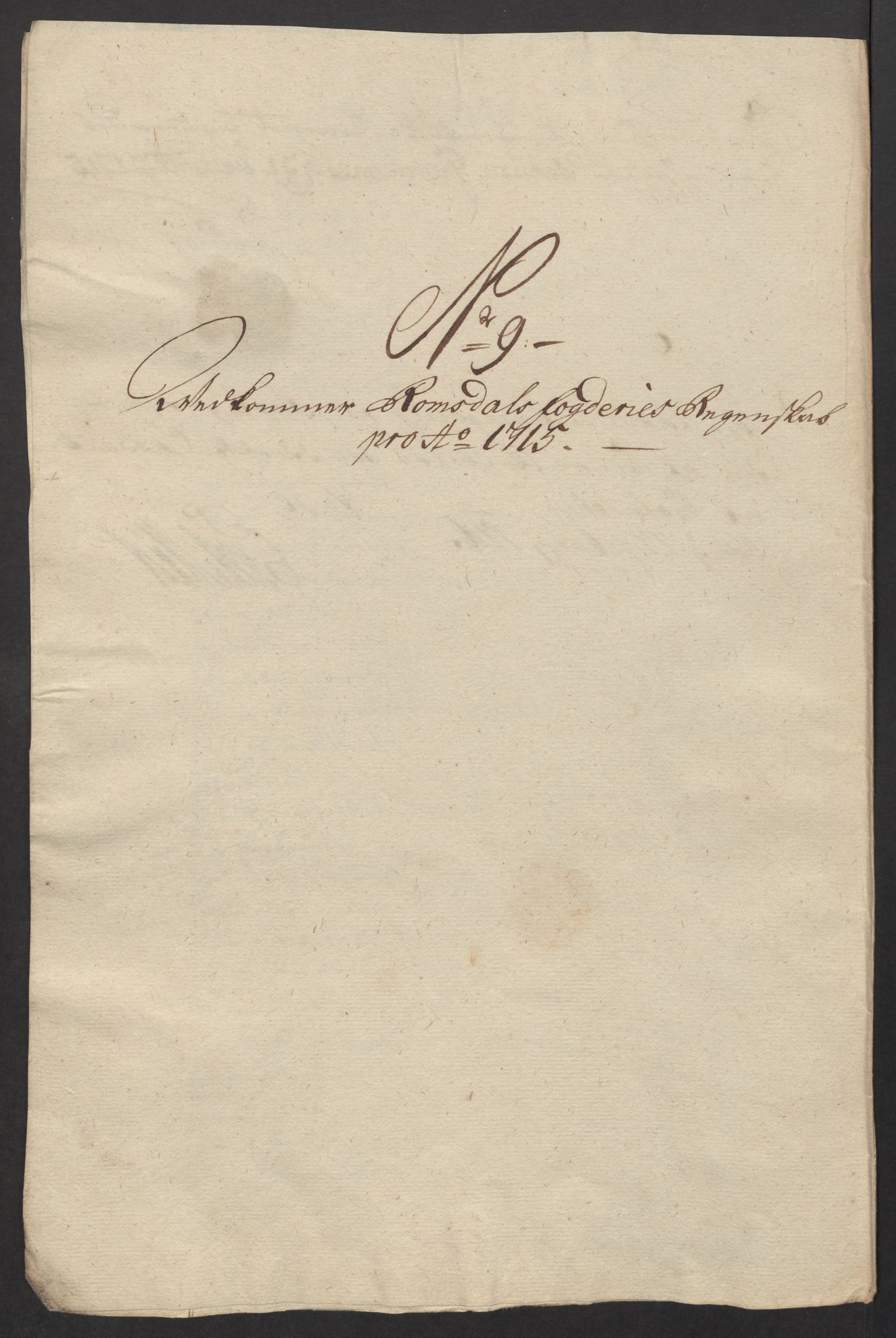 Rentekammeret inntil 1814, Reviderte regnskaper, Fogderegnskap, RA/EA-4092/R55/L3663: Fogderegnskap Romsdal, 1715-1716, p. 118