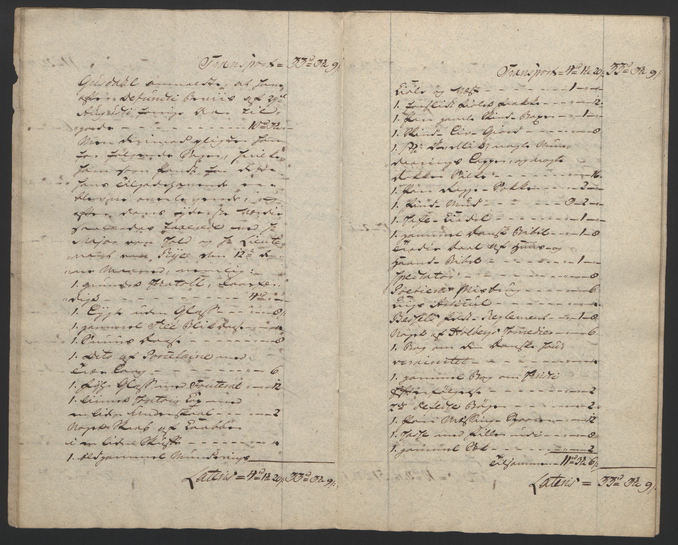 Forsvaret, Generalauditøren, RA/RAFA-1772/F/Fj/Fja/L0027: --, 1769-1824, p. 104