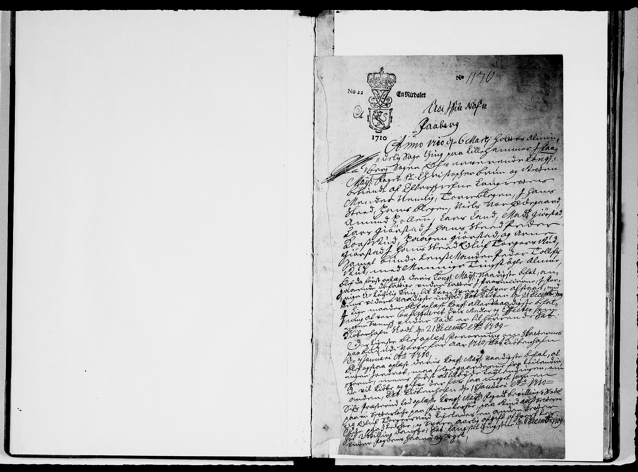 Sorenskriverier i Gudbrandsdalen, SAH/TING-036/G/Gb/Gbc/L0001: Tingbok - Nord- og Sør-Gudbrandsdal, 1710-1711, p. 0b-1a