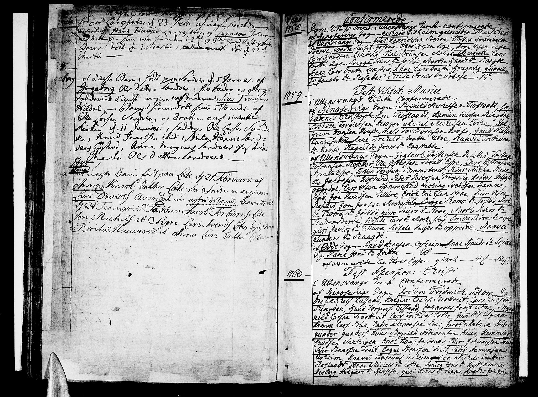 Ullensvang sokneprestembete, SAB/A-78701/H/Haa: Parish register (official) no. A 6 /1, 1758-1788, p. 201