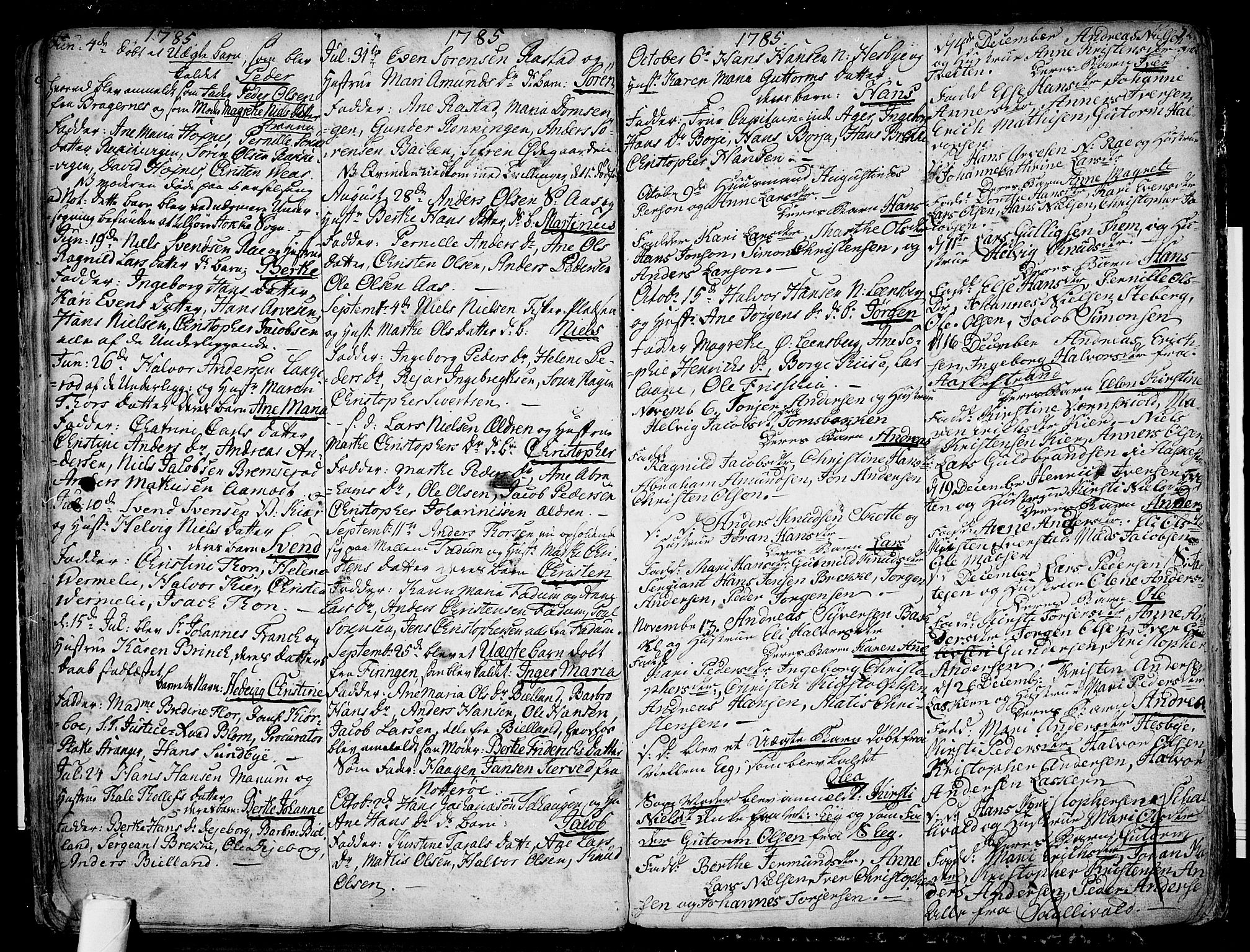 Sem kirkebøker, AV/SAKO-A-5/F/Fa/L0002: Parish register (official) no. I 2, 1764-1798, p. 52