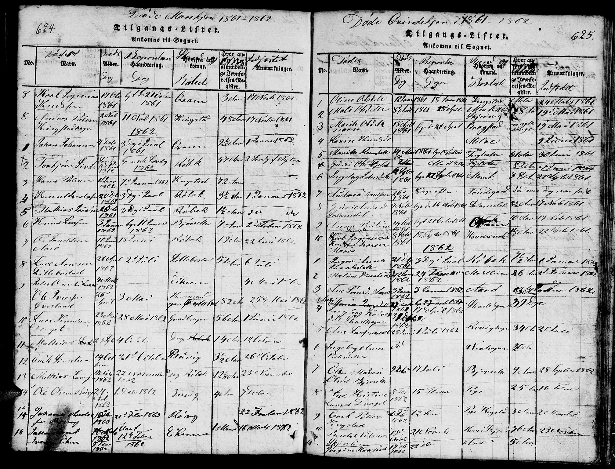 Ministerialprotokoller, klokkerbøker og fødselsregistre - Møre og Romsdal, AV/SAT-A-1454/555/L0665: Parish register (copy) no. 555C01, 1818-1868, p. 624-625