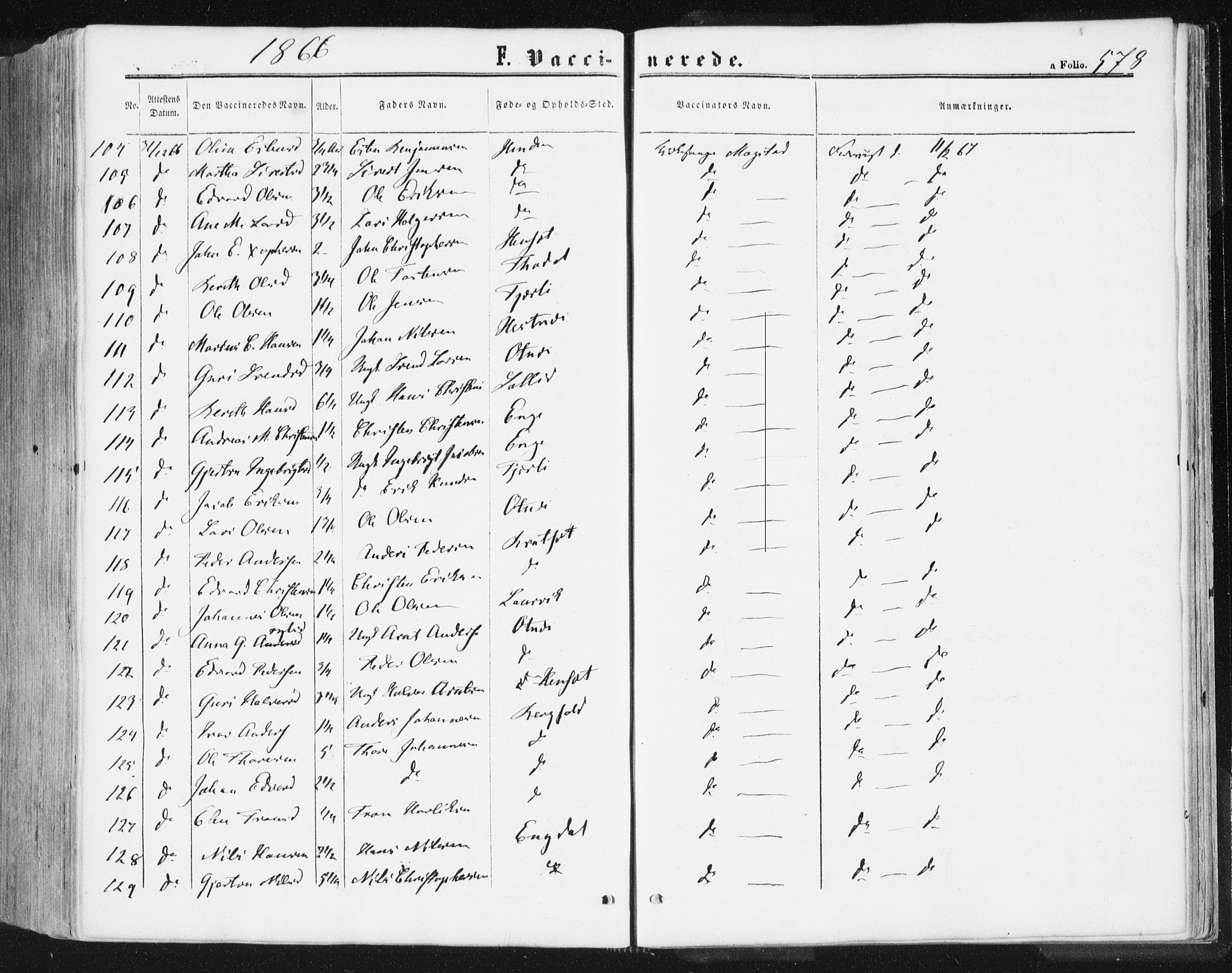 Ministerialprotokoller, klokkerbøker og fødselsregistre - Møre og Romsdal, AV/SAT-A-1454/578/L0905: Parish register (official) no. 578A04, 1859-1877, p. 578