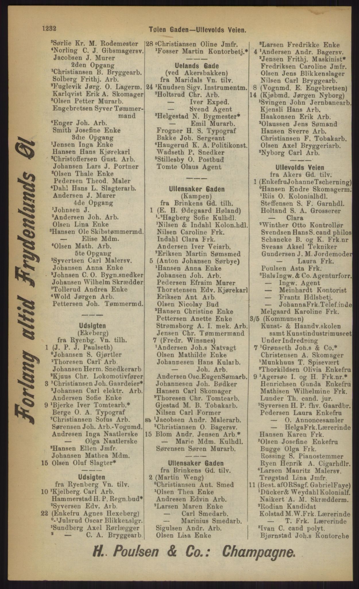 Kristiania/Oslo adressebok, PUBL/-, 1903, p. 1232