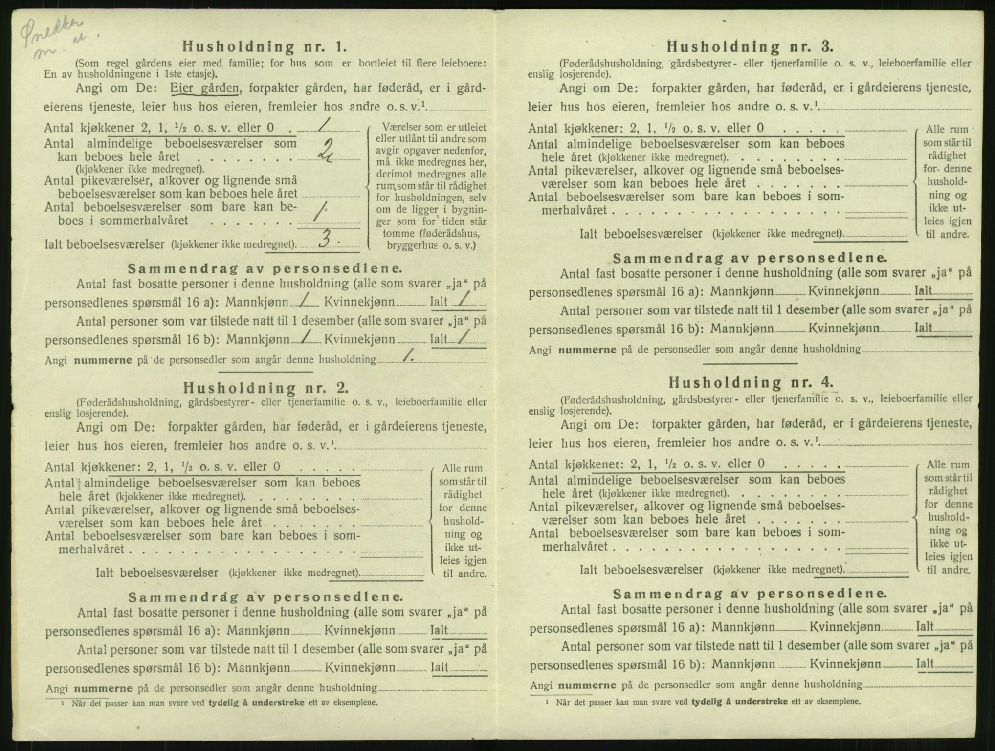 SAT, 1920 census for Vigra, 1920, p. 289