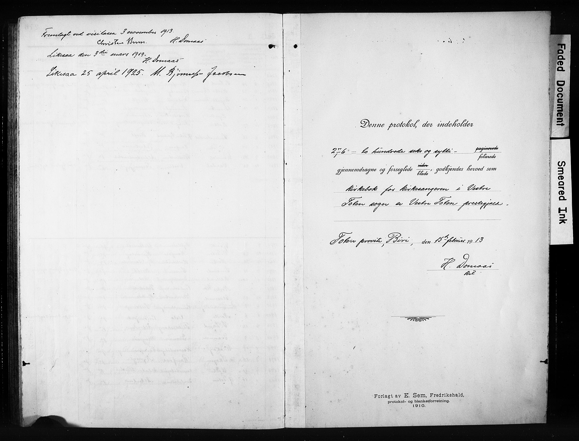 Vestre Toten prestekontor, SAH/PREST-108/H/Ha/Hab/L0012: Parish register (copy) no. 12, 1909-1928, p. 277