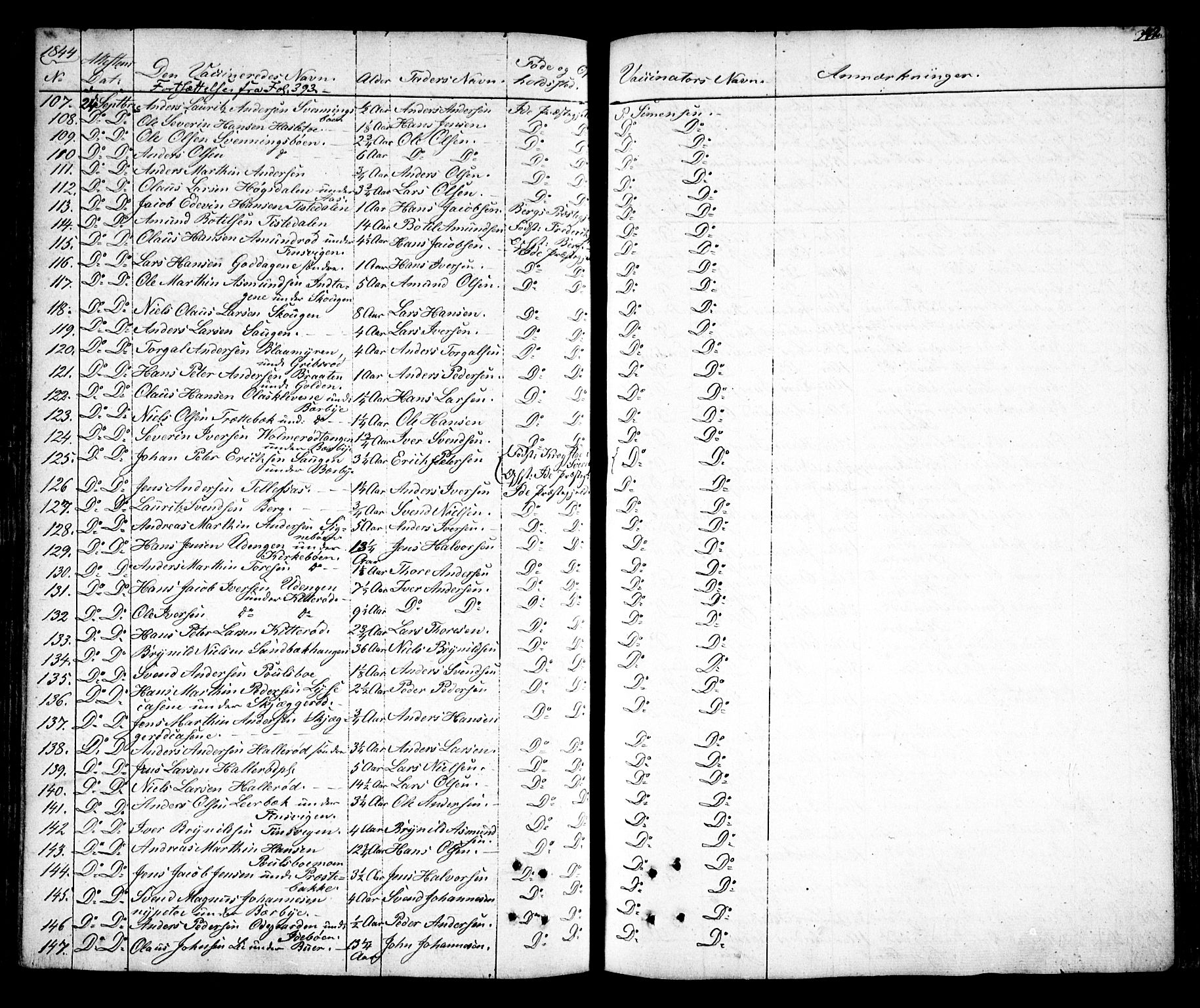 Idd prestekontor Kirkebøker, SAO/A-10911/F/Fc/L0003: Parish register (official) no. III 3, 1832-1847, p. 342