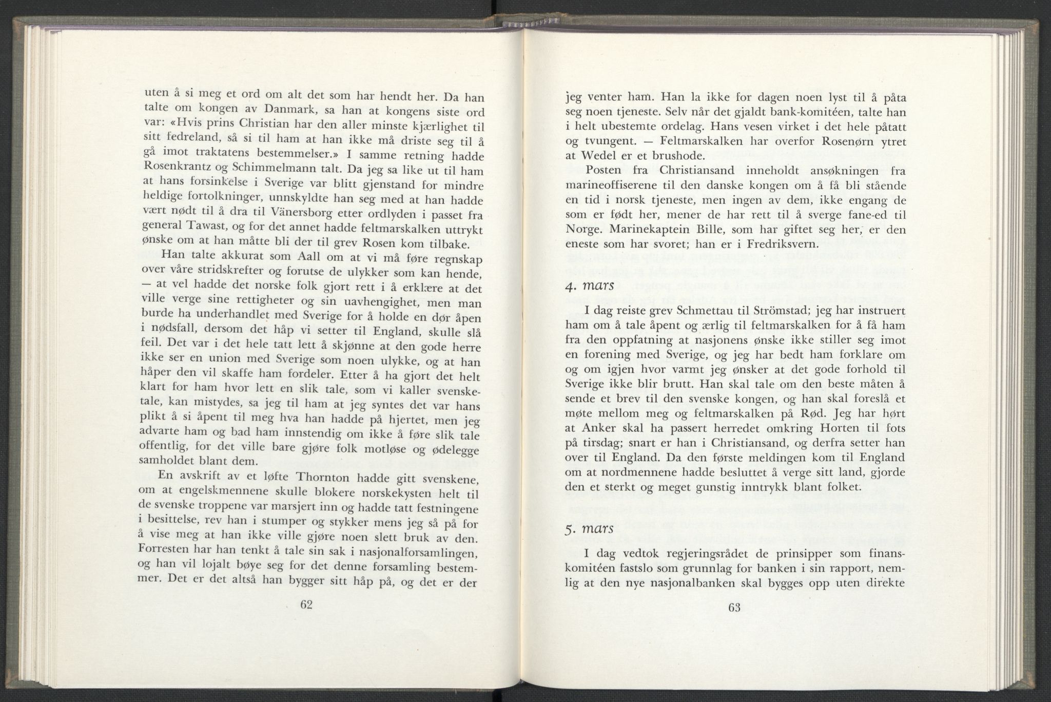 Andre publikasjoner, PUBL/PUBL-999/0003/0002: Christian Frederiks dagbok fra 1814 (1954), 1814, p. 35