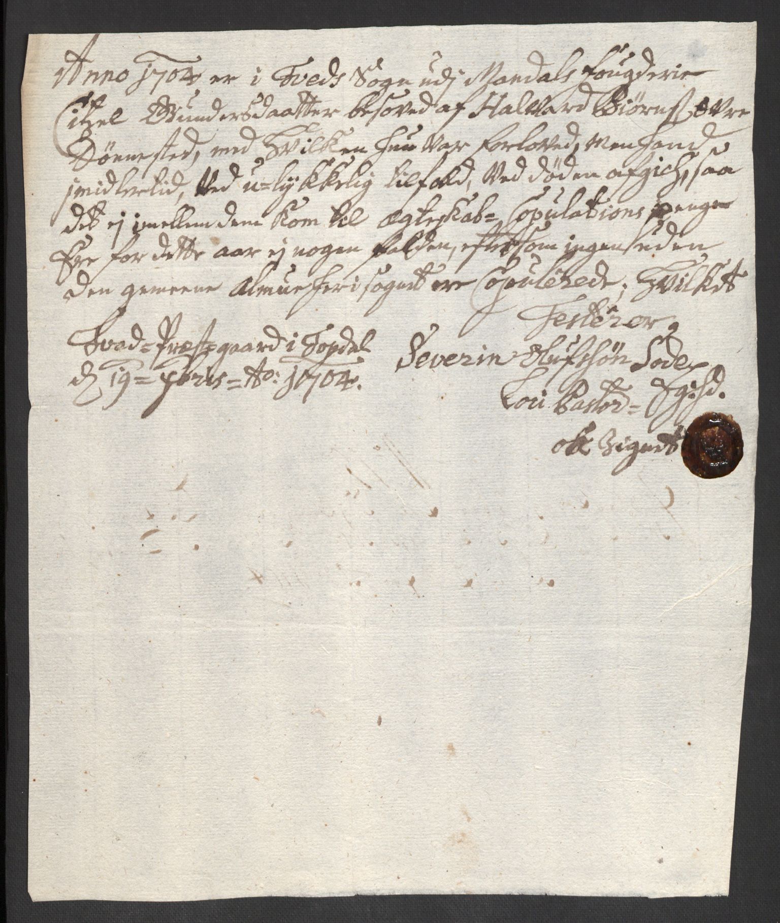 Rentekammeret inntil 1814, Reviderte regnskaper, Fogderegnskap, RA/EA-4092/R43/L2550: Fogderegnskap Lista og Mandal, 1703-1704, p. 297