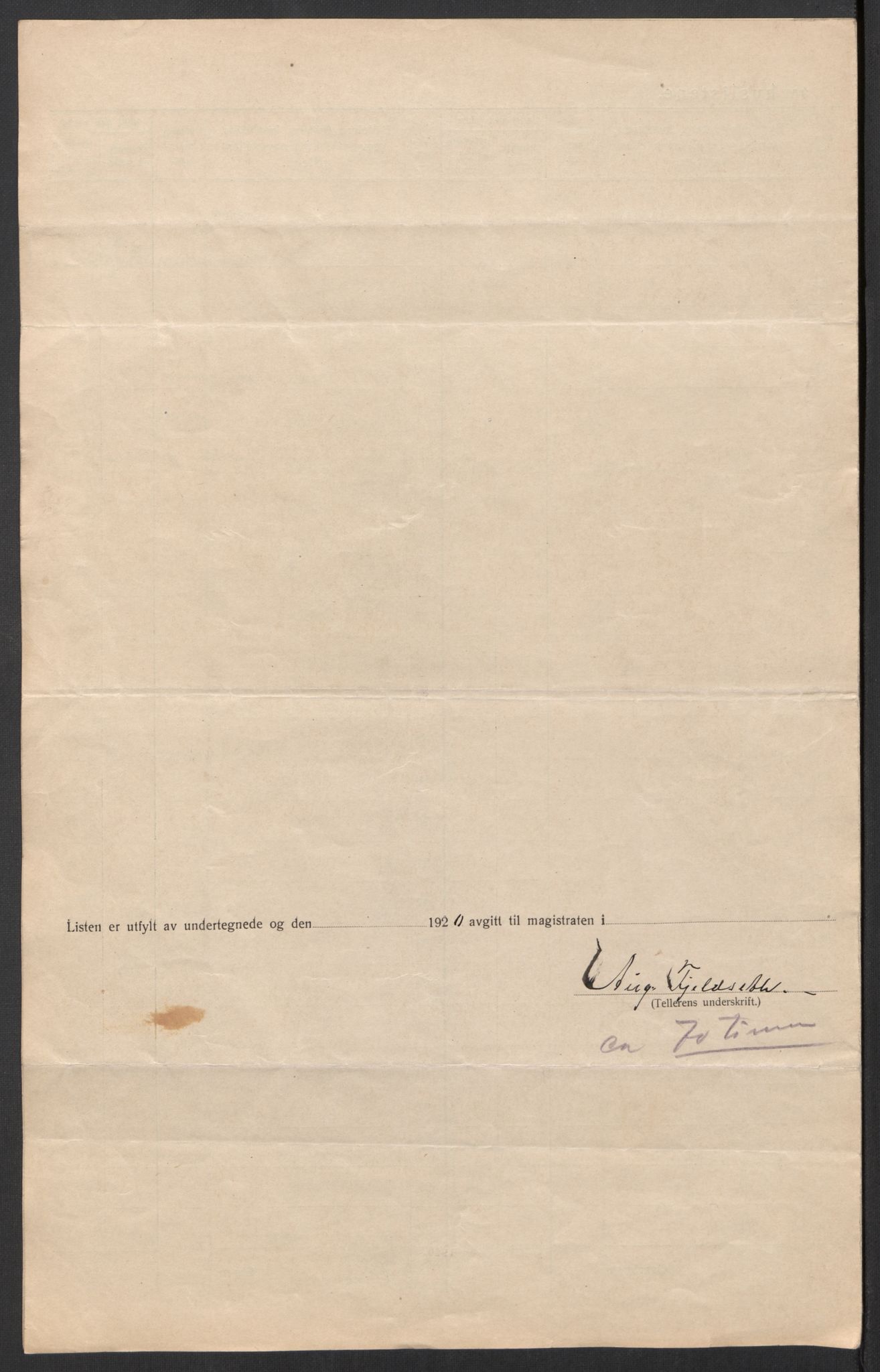 SAT, 1920 census for Trondheim, 1920, p. 178