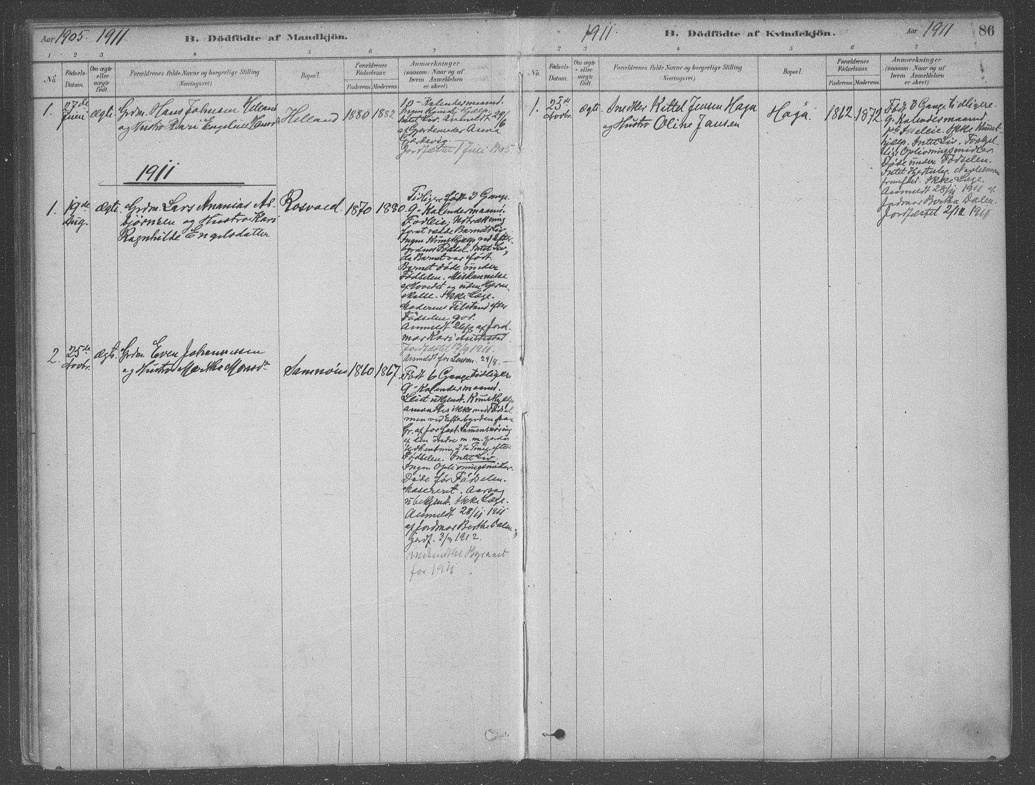 Fusa sokneprestembete, AV/SAB-A-75401/H/Haa: Parish register (official) no. B 1, 1880-1938, p. 86