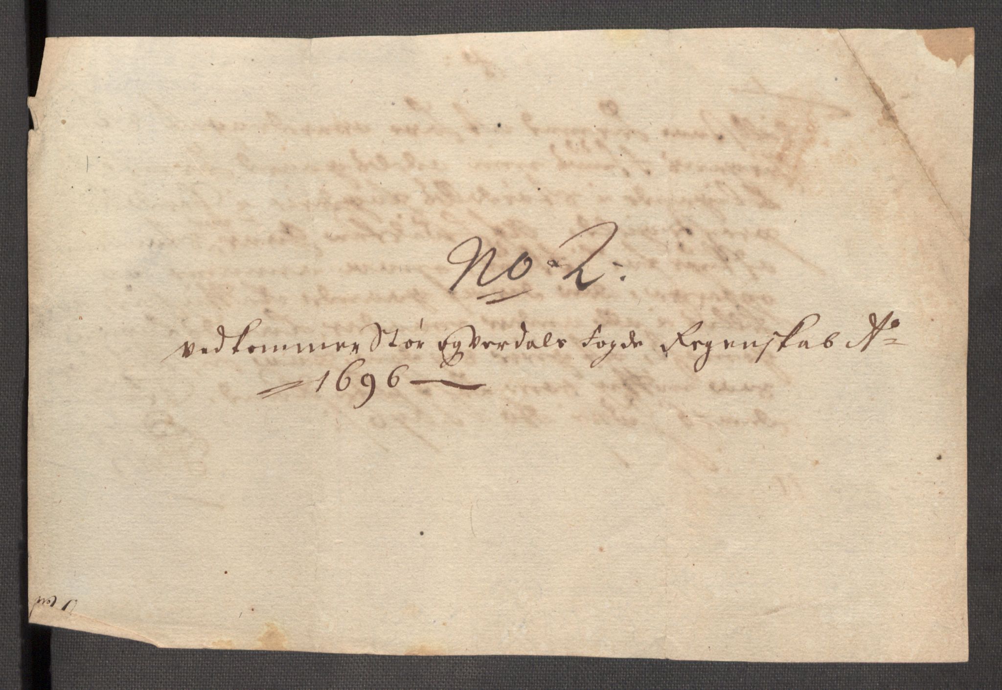 Rentekammeret inntil 1814, Reviderte regnskaper, Fogderegnskap, RA/EA-4092/R62/L4188: Fogderegnskap Stjørdal og Verdal, 1696, p. 163