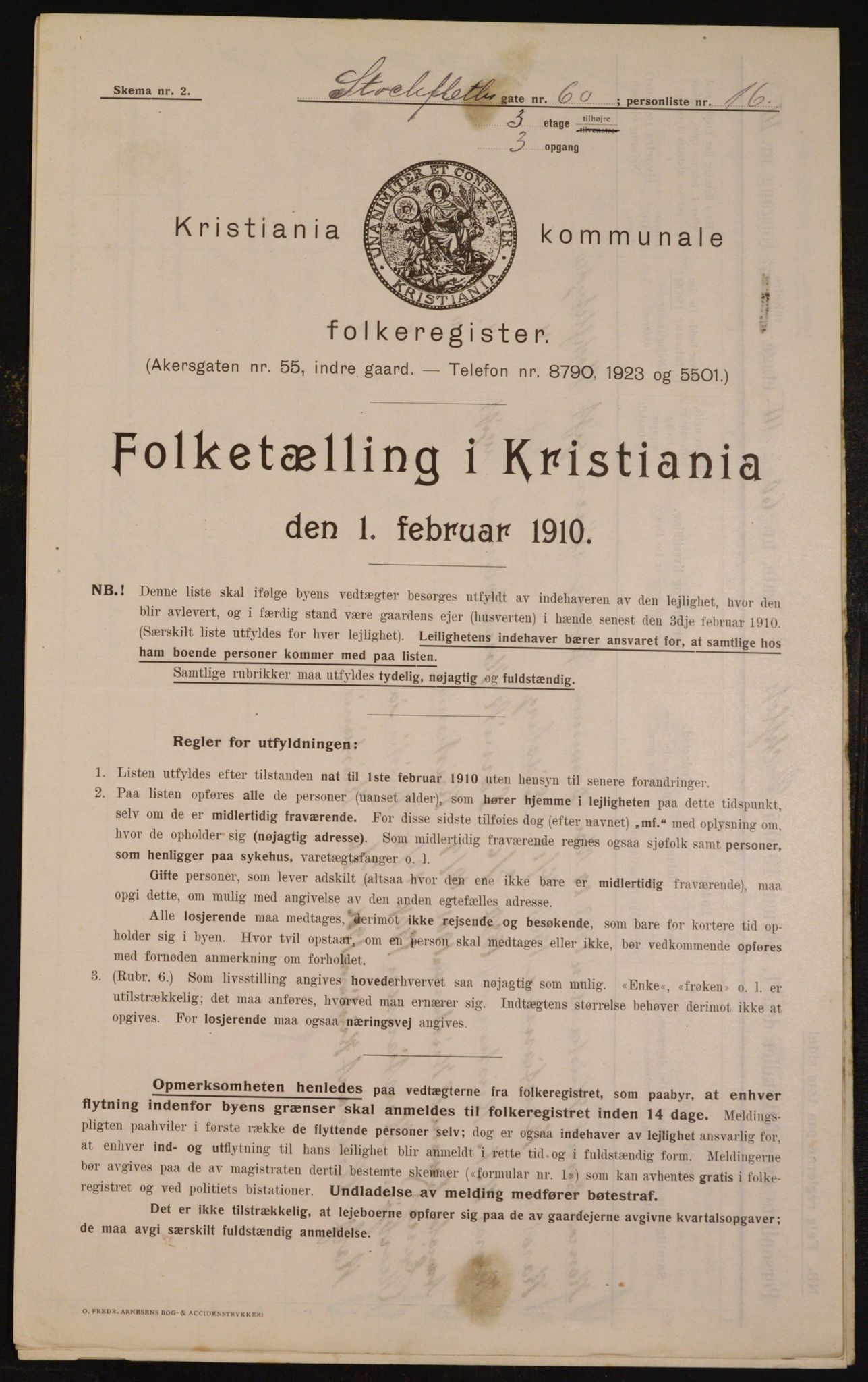 OBA, Municipal Census 1910 for Kristiania, 1910, p. 97229