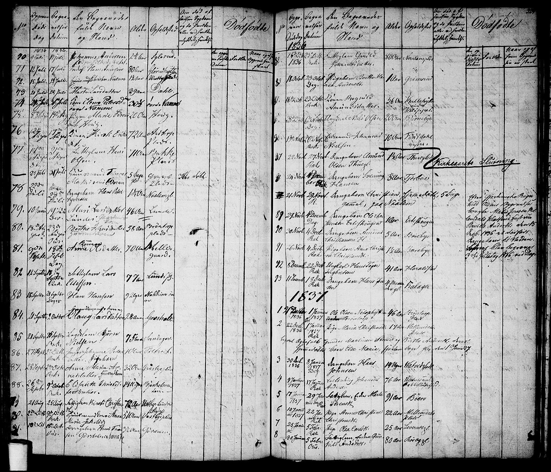 Rakkestad prestekontor Kirkebøker, SAO/A-2008/F/Fa/L0007: Parish register (official) no. I 7, 1825-1841, p. 329