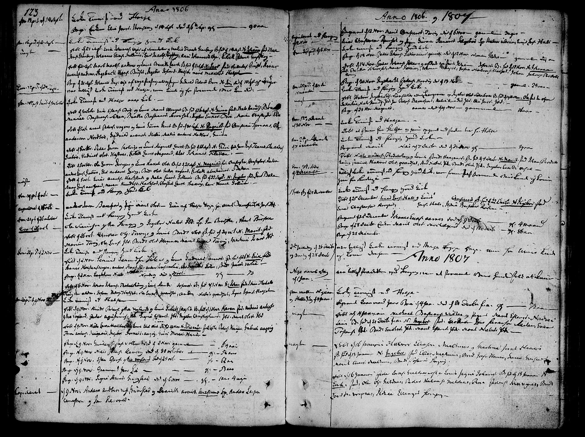 Ministerialprotokoller, klokkerbøker og fødselsregistre - Møre og Romsdal, SAT/A-1454/592/L1022: Parish register (official) no. 592A01, 1784-1819, p. 123
