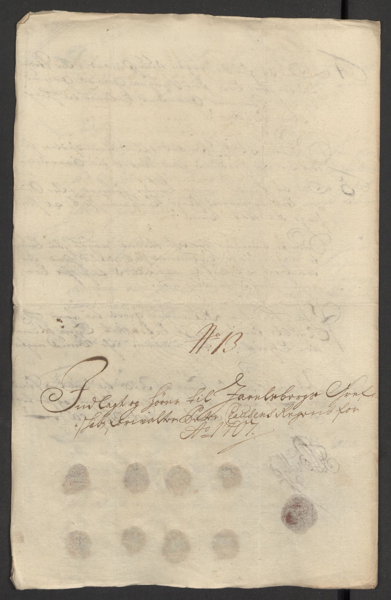 Rentekammeret inntil 1814, Reviderte regnskaper, Fogderegnskap, RA/EA-4092/R32/L1872: Fogderegnskap Jarlsberg grevskap, 1706-1707, p. 431