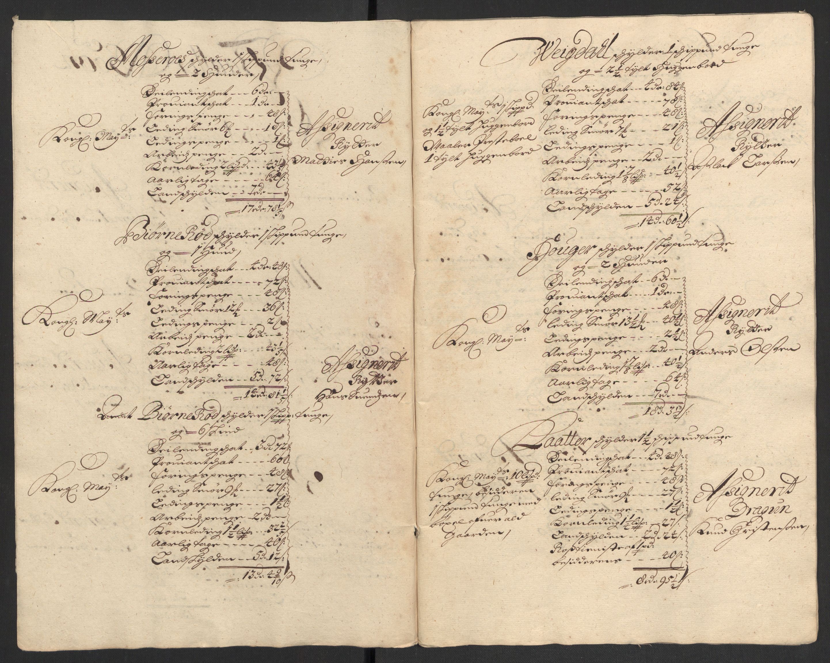 Rentekammeret inntil 1814, Reviderte regnskaper, Fogderegnskap, AV/RA-EA-4092/R04/L0125: Fogderegnskap Moss, Onsøy, Tune, Veme og Åbygge, 1697, p. 96