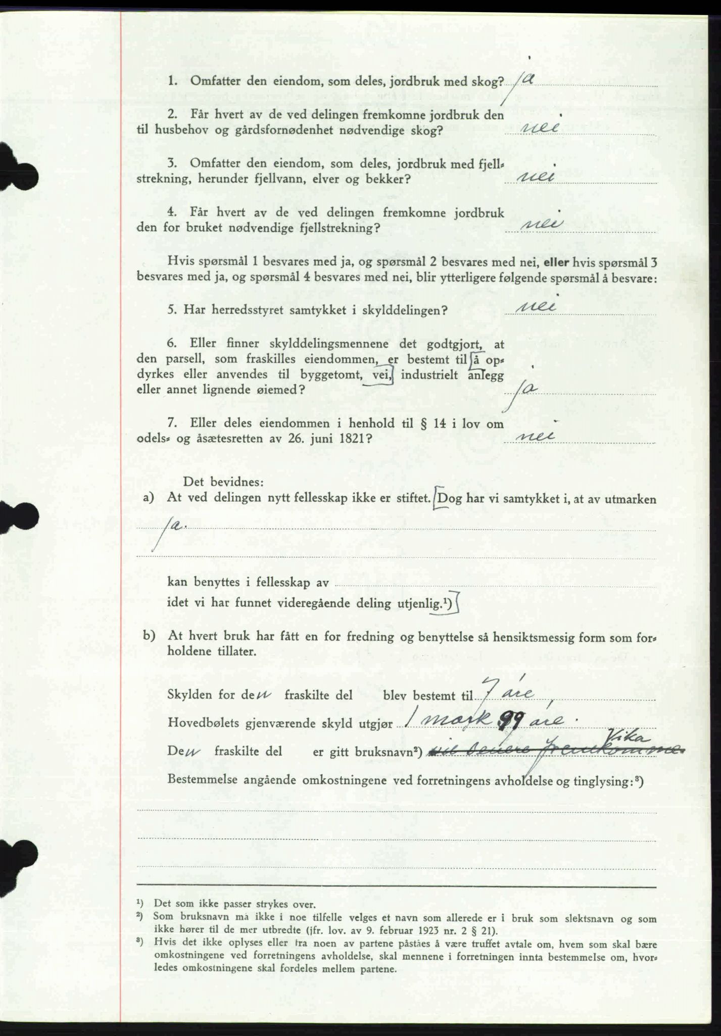 Toten tingrett, SAH/TING-006/H/Hb/Hbc/L0008: Mortgage book no. Hbc-08, 1941-1941, Diary no: : 403/1941