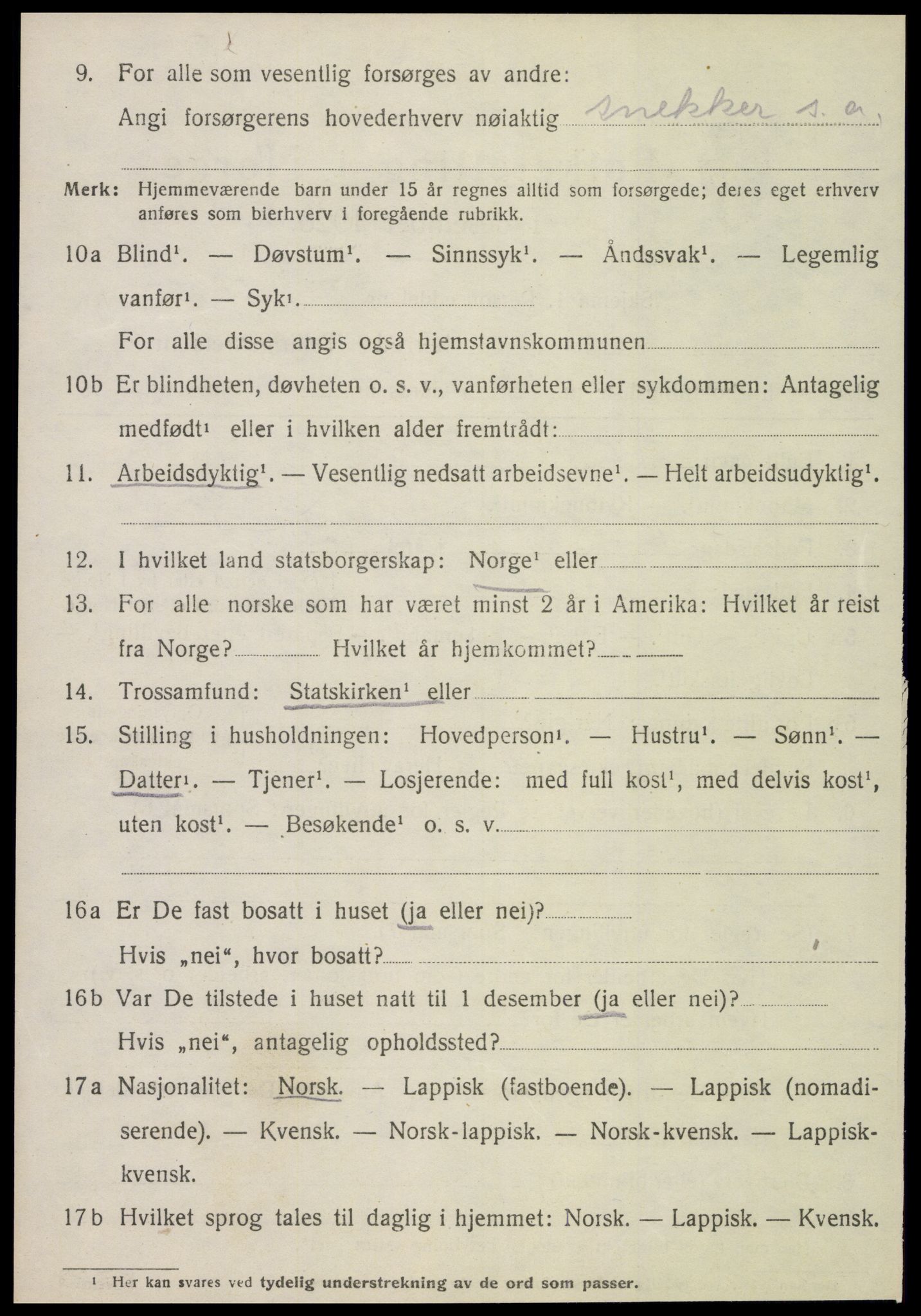 SAT, 1920 census for Stjørdal, 1920, p. 4691