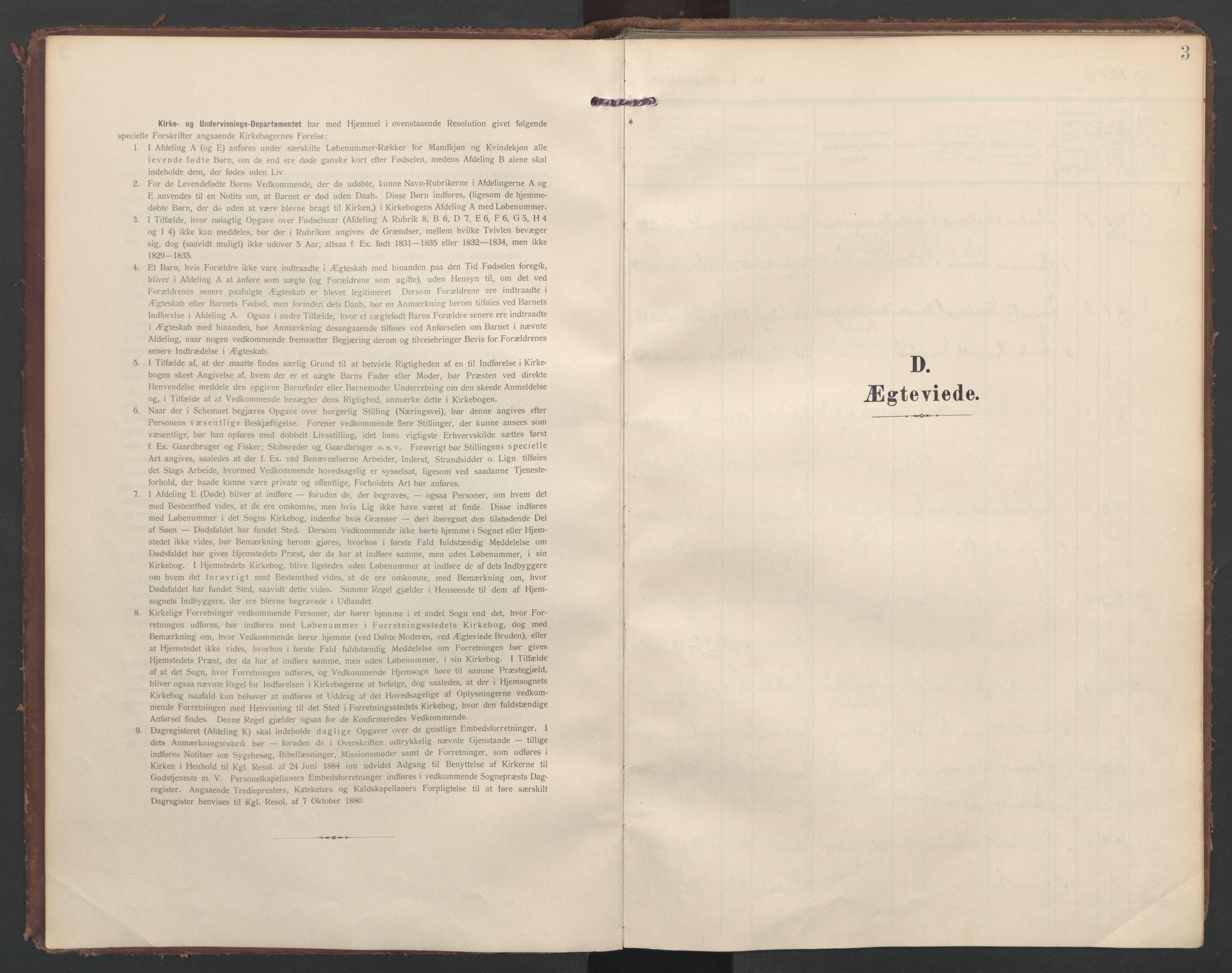 Ministerialprotokoller, klokkerbøker og fødselsregistre - Nordland, SAT/A-1459/855/L0806: Parish register (official) no. 855A14, 1906-1922, p. 3