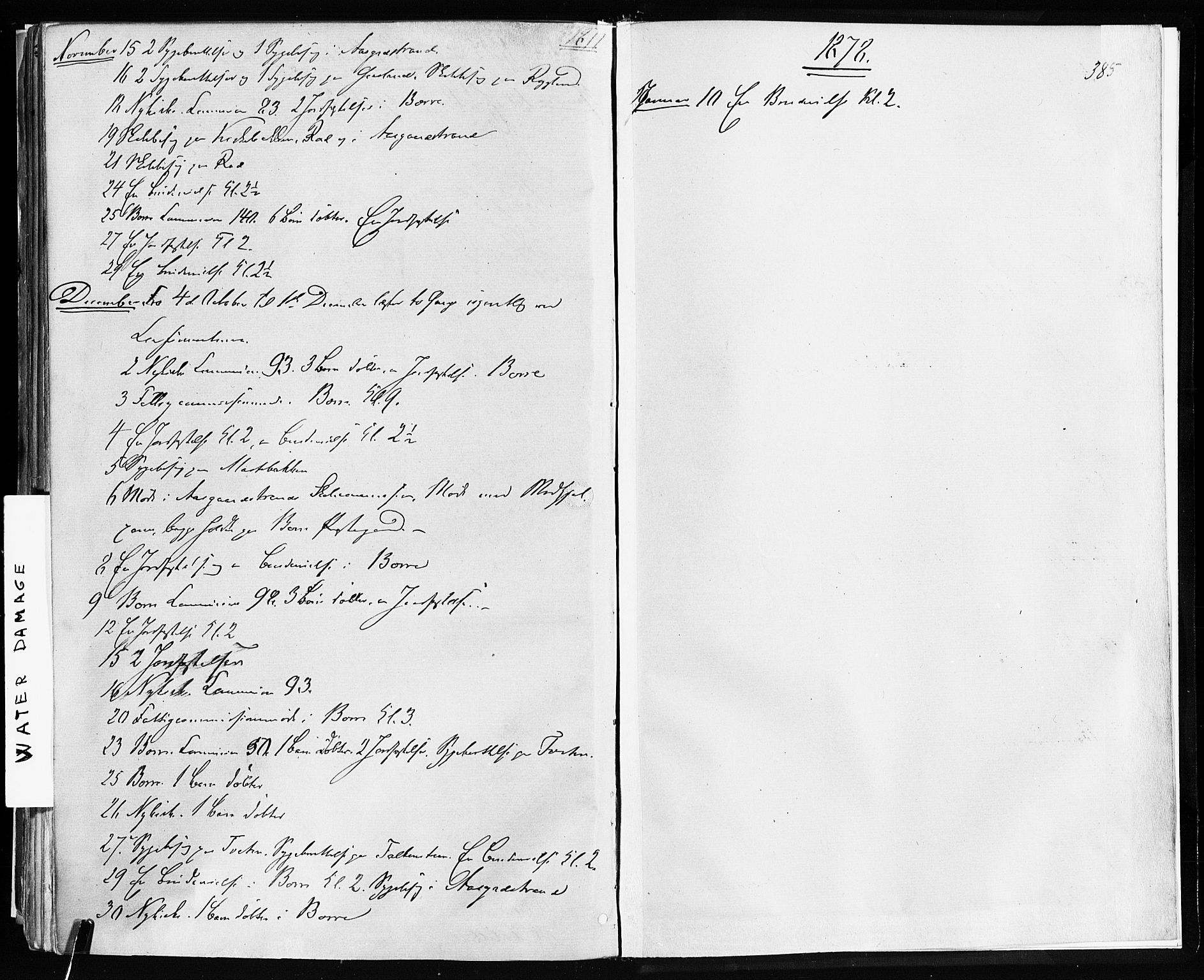 Borre kirkebøker, AV/SAKO-A-338/F/Fa/L0008: Parish register (official) no. I 8, 1868-1877, p. 385