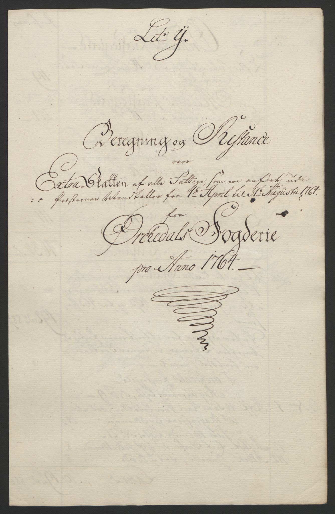 Rentekammeret inntil 1814, Reviderte regnskaper, Fogderegnskap, RA/EA-4092/R60/L4094: Ekstraskatten Orkdal og Gauldal, 1762-1765, p. 209