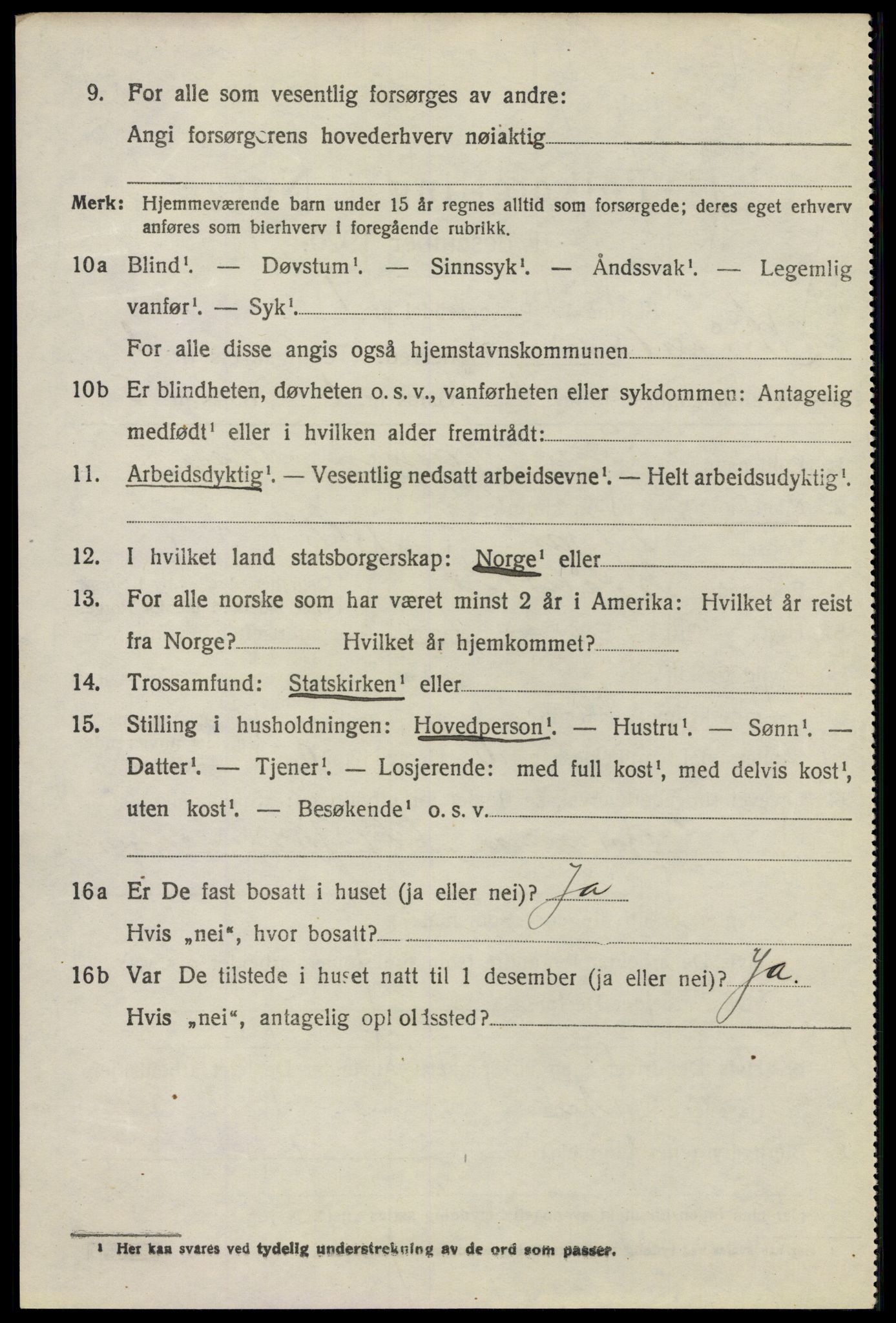 SAO, 1920 census for Kråkstad, 1920, p. 1602