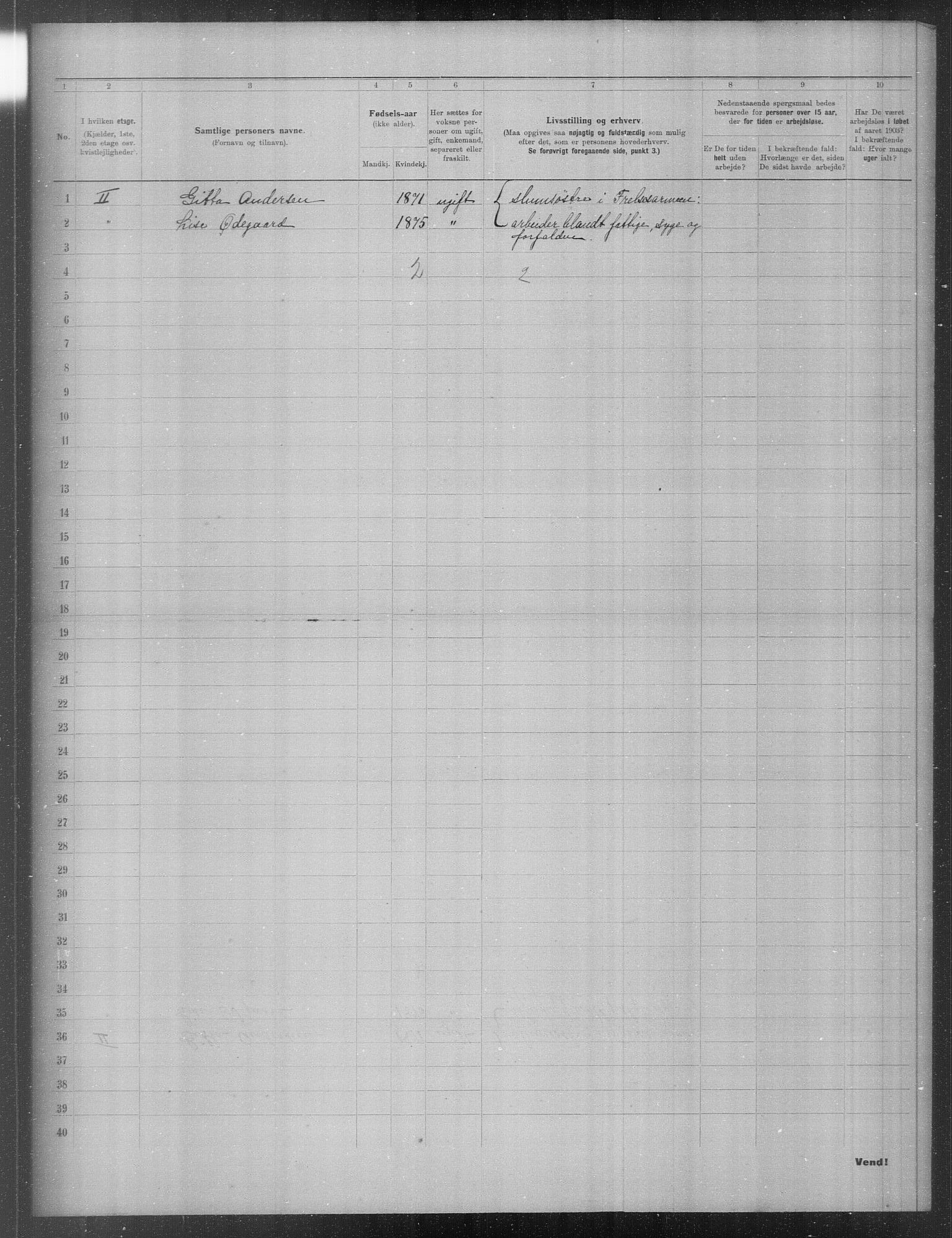 OBA, Municipal Census 1903 for Kristiania, 1903, p. 18595