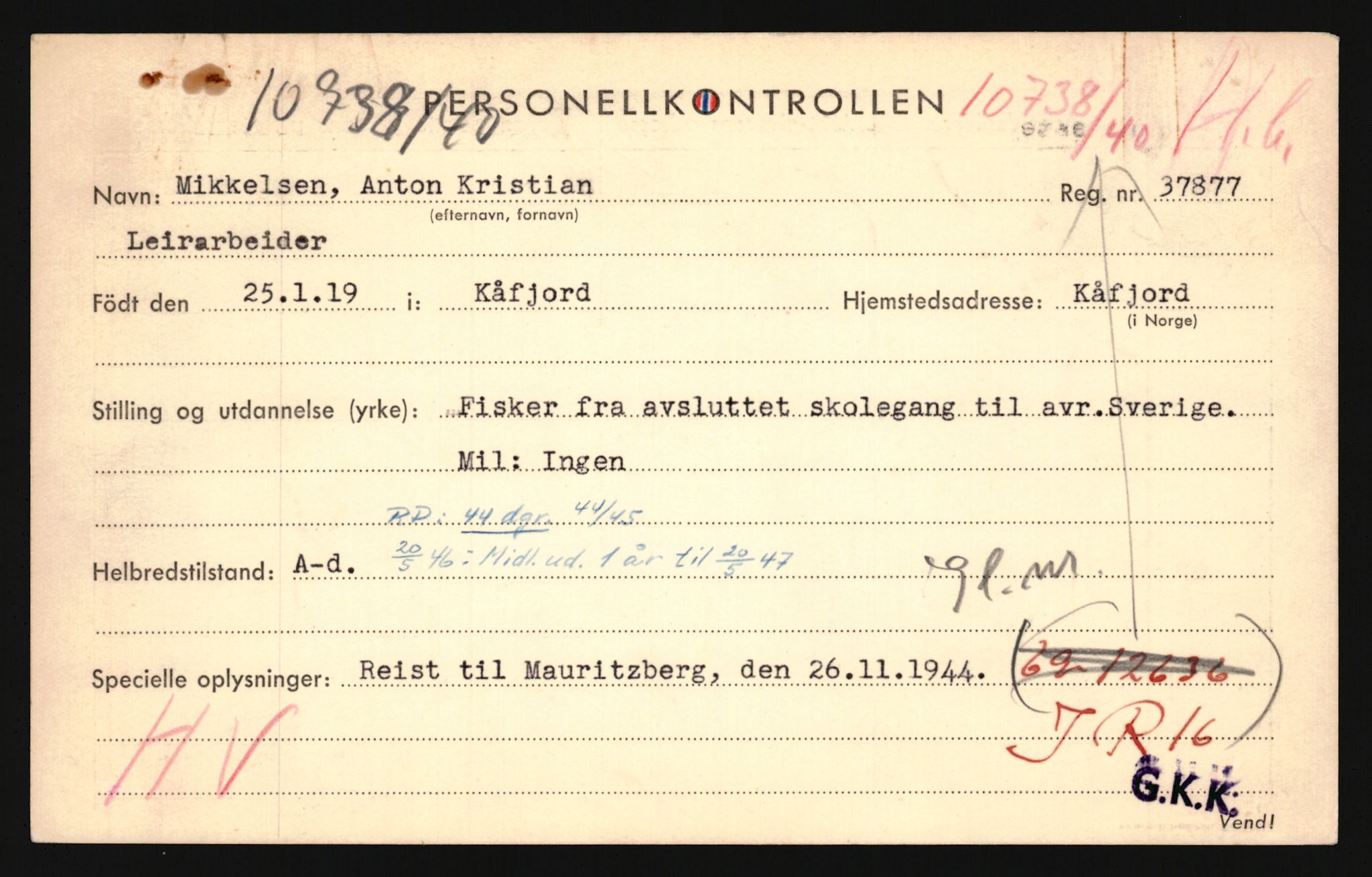 Forsvaret, Troms infanteriregiment nr. 16, AV/RA-RAFA-3146/P/Pa/L0024/0001: Rulleblad / Rulleblad for regimentets menige mannskaper, årsklasse 1940, 1940, p. 114