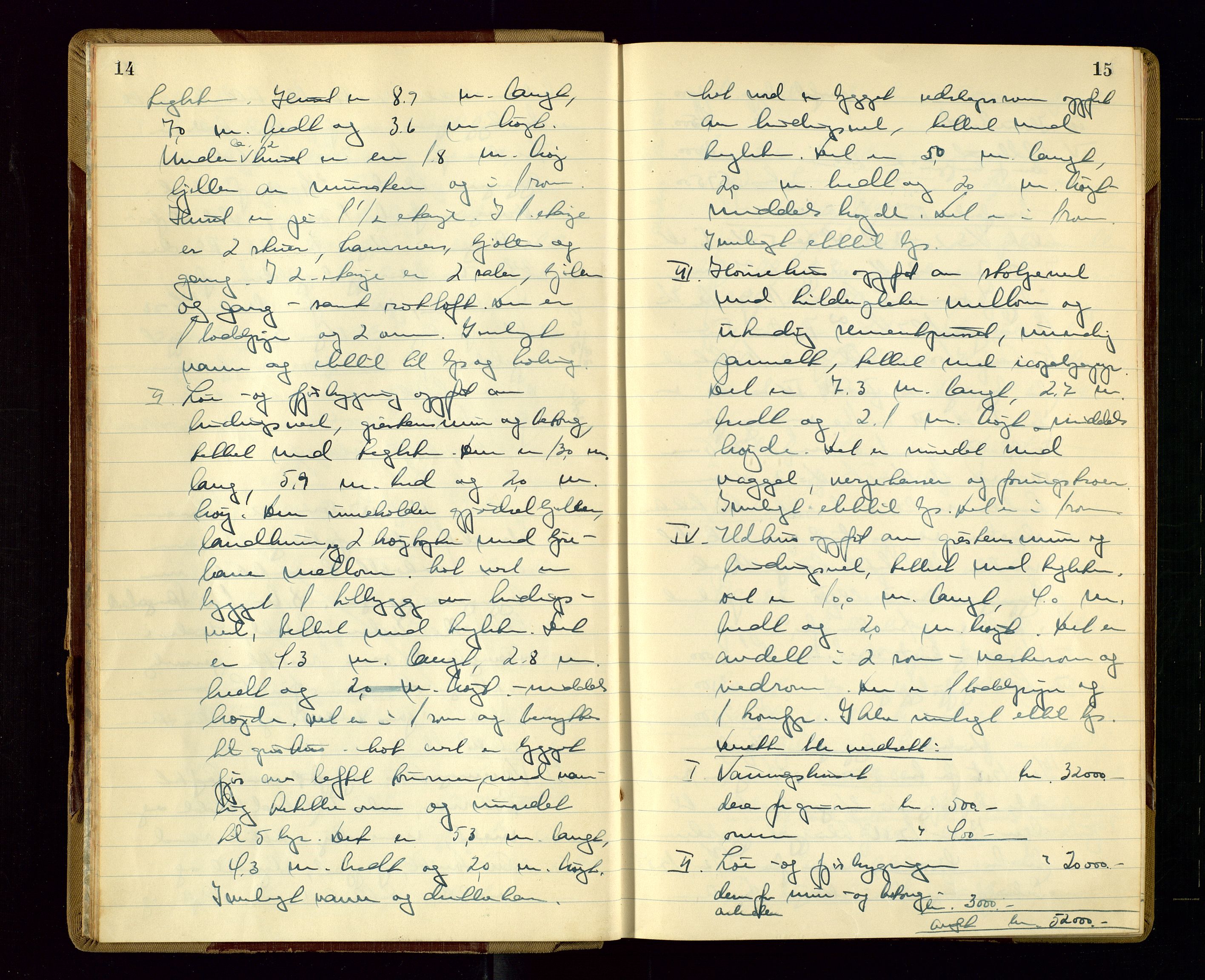 Avaldsnes lensmannskontor, AV/SAST-A-100286/Goa/L0010: "Branntakstprotokoll", 1955, p. 14-15