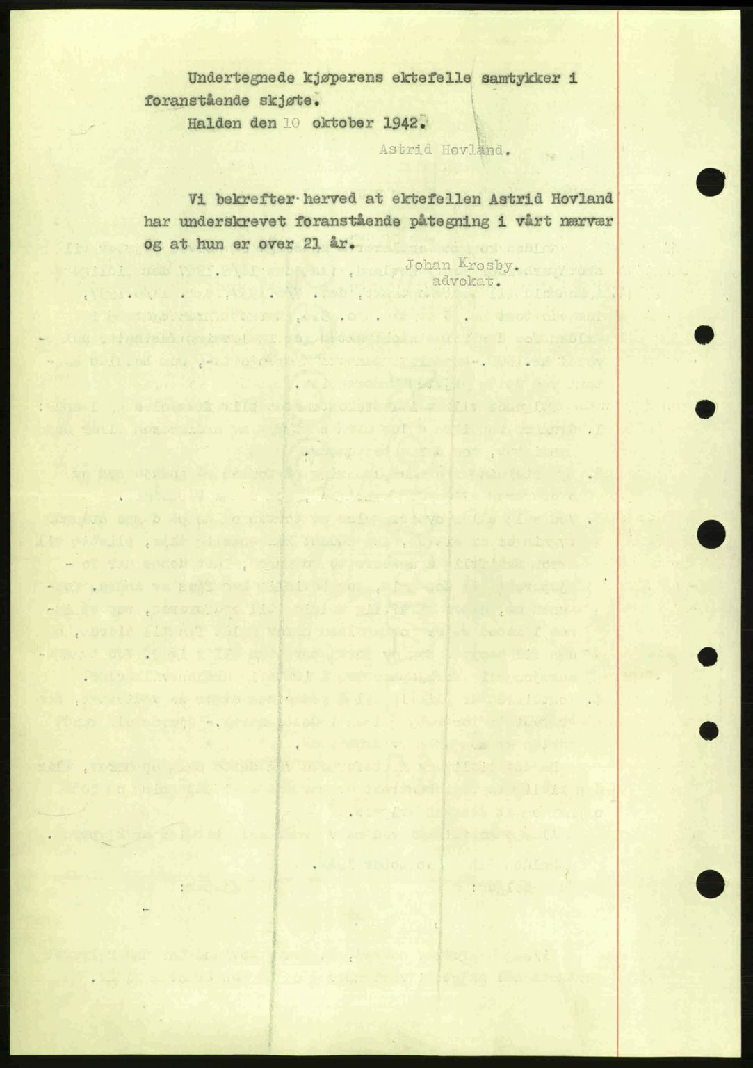 Idd og Marker sorenskriveri, AV/SAO-A-10283/G/Gb/Gbb/L0005: Mortgage book no. A5, 1941-1943, Diary no: : 1324/1942