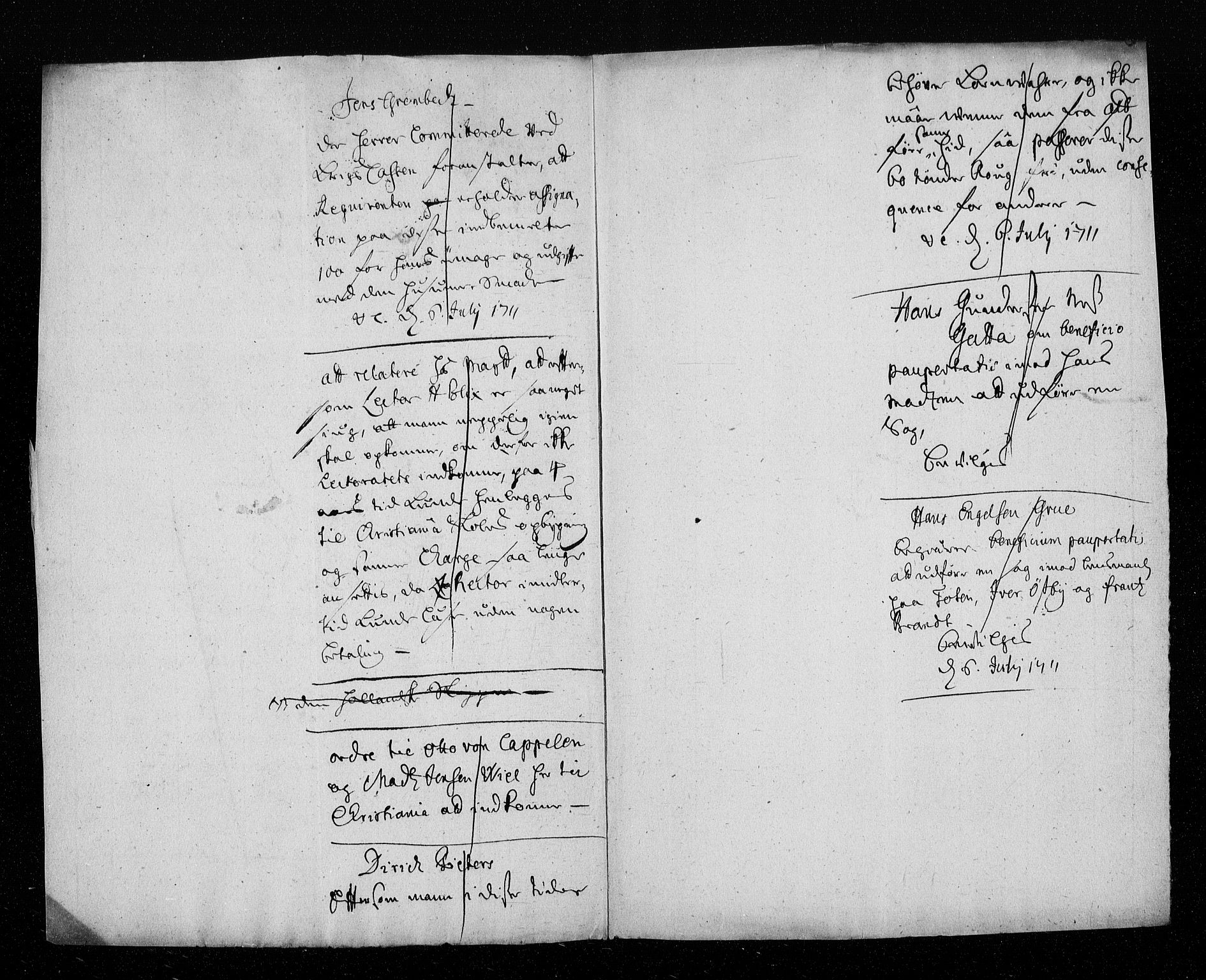 Stattholderembetet 1572-1771, AV/RA-EA-2870/Aa/L0003: Konsept til voteringsprotokoll, 1711, p. 134