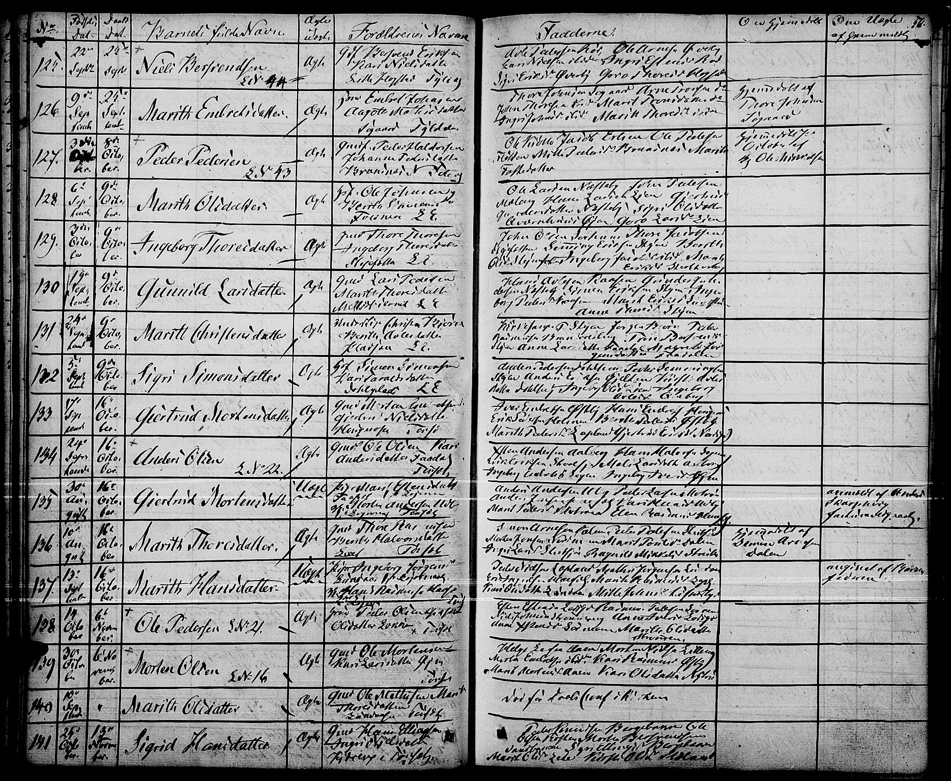 Tynset prestekontor, SAH/PREST-058/H/Ha/Haa/L0019: Parish register (official) no. 19, 1829-1847, p. 56
